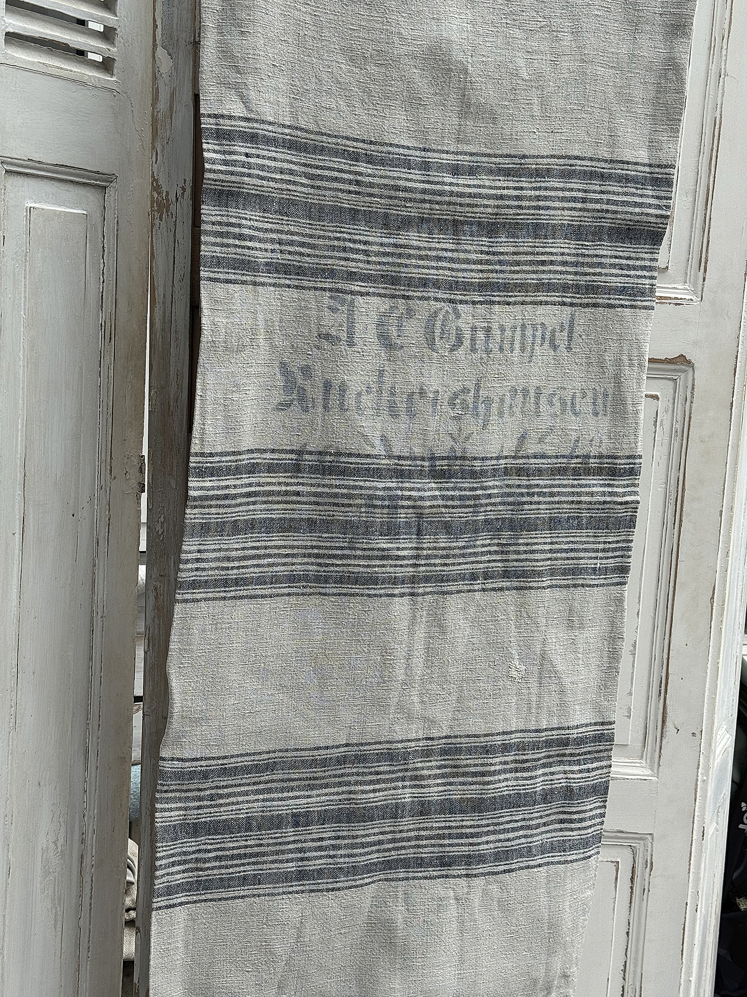 Schöner alter Leinensack mit Originaldruck 1918***