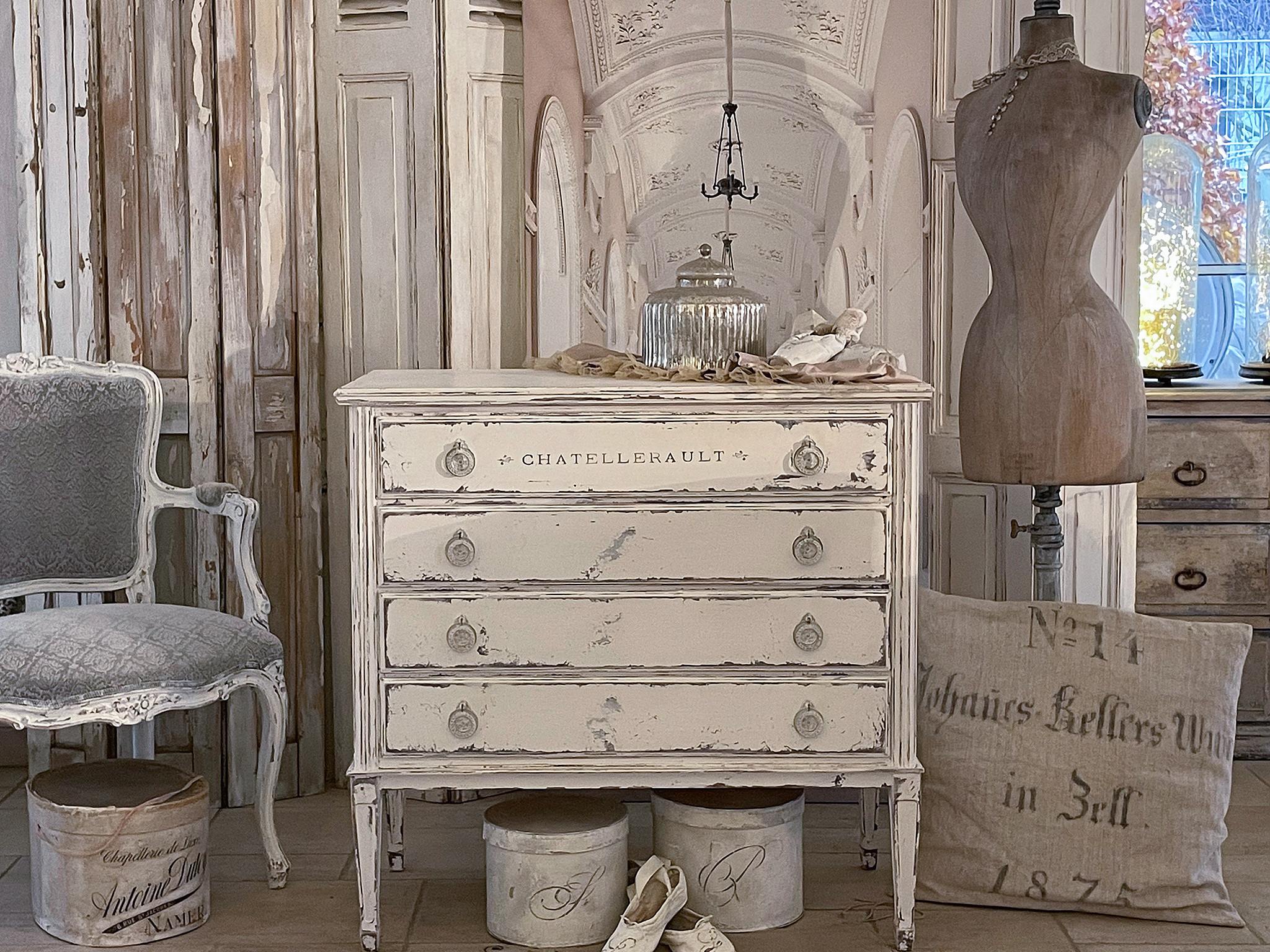 Schubladenkommode Shabby Brocante***