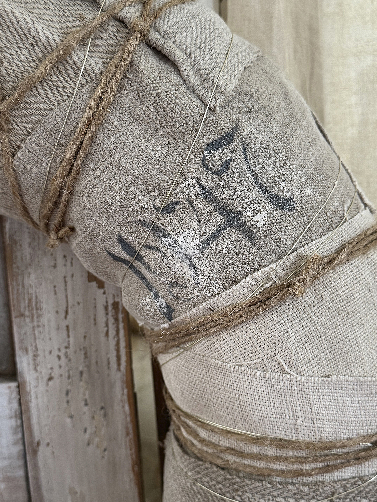 Großer Mehlsack-Kranz mit Natur-Mohn***