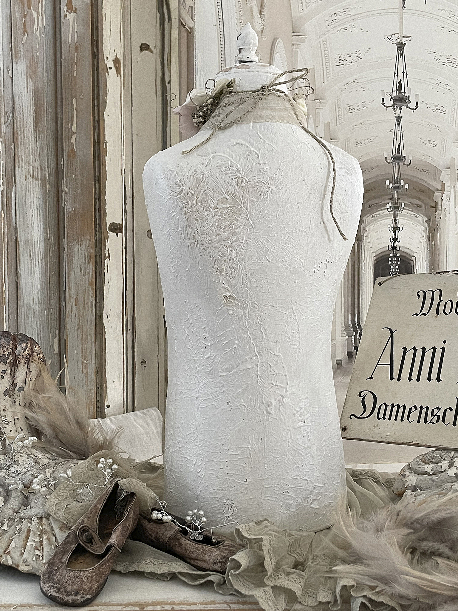 Alte Schneiderpuppe / Torso Kind Gontard*** Alte Schneiderpuppe / Torso Kind Gontard***