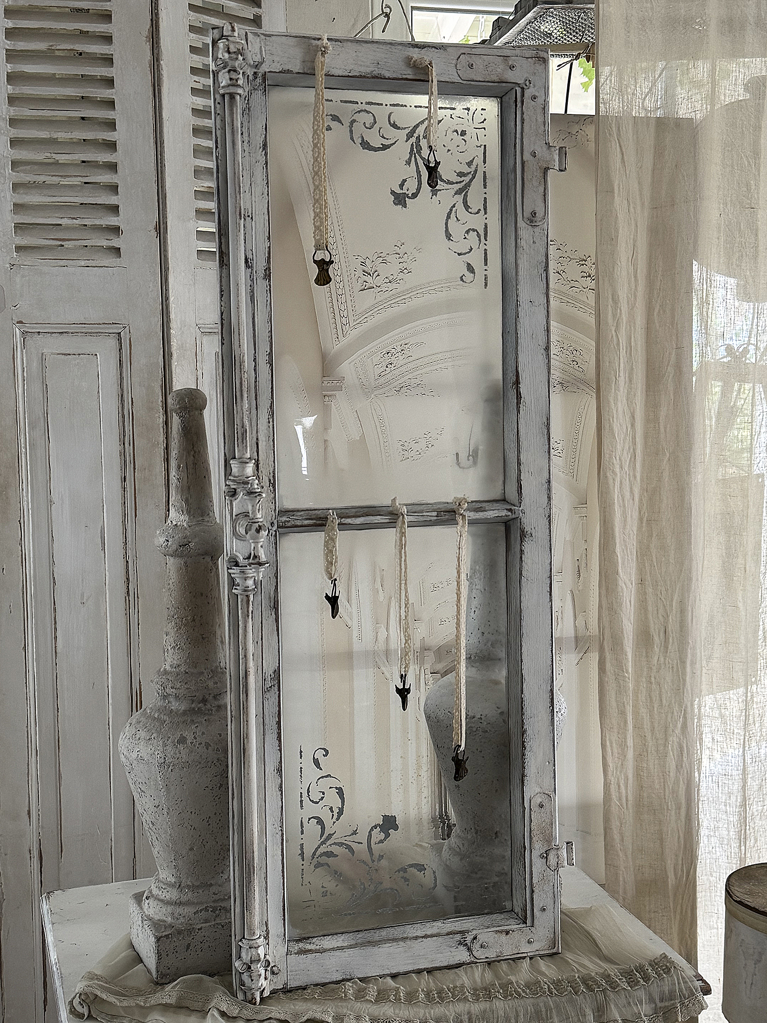 Antikes Sprossenfenster – Memo-Board Unikat*** Antikes Sprossenfenster – Memo-Board Unikat***