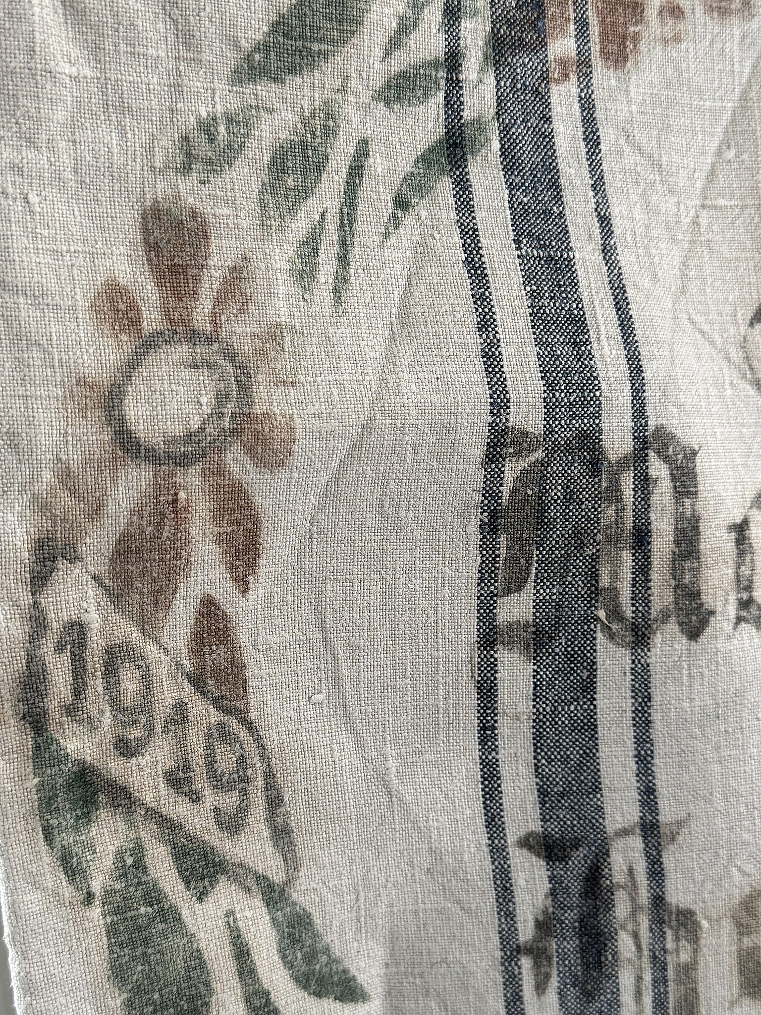  Antiker Mehlsack von 1919-No.2/Blütenkranz***