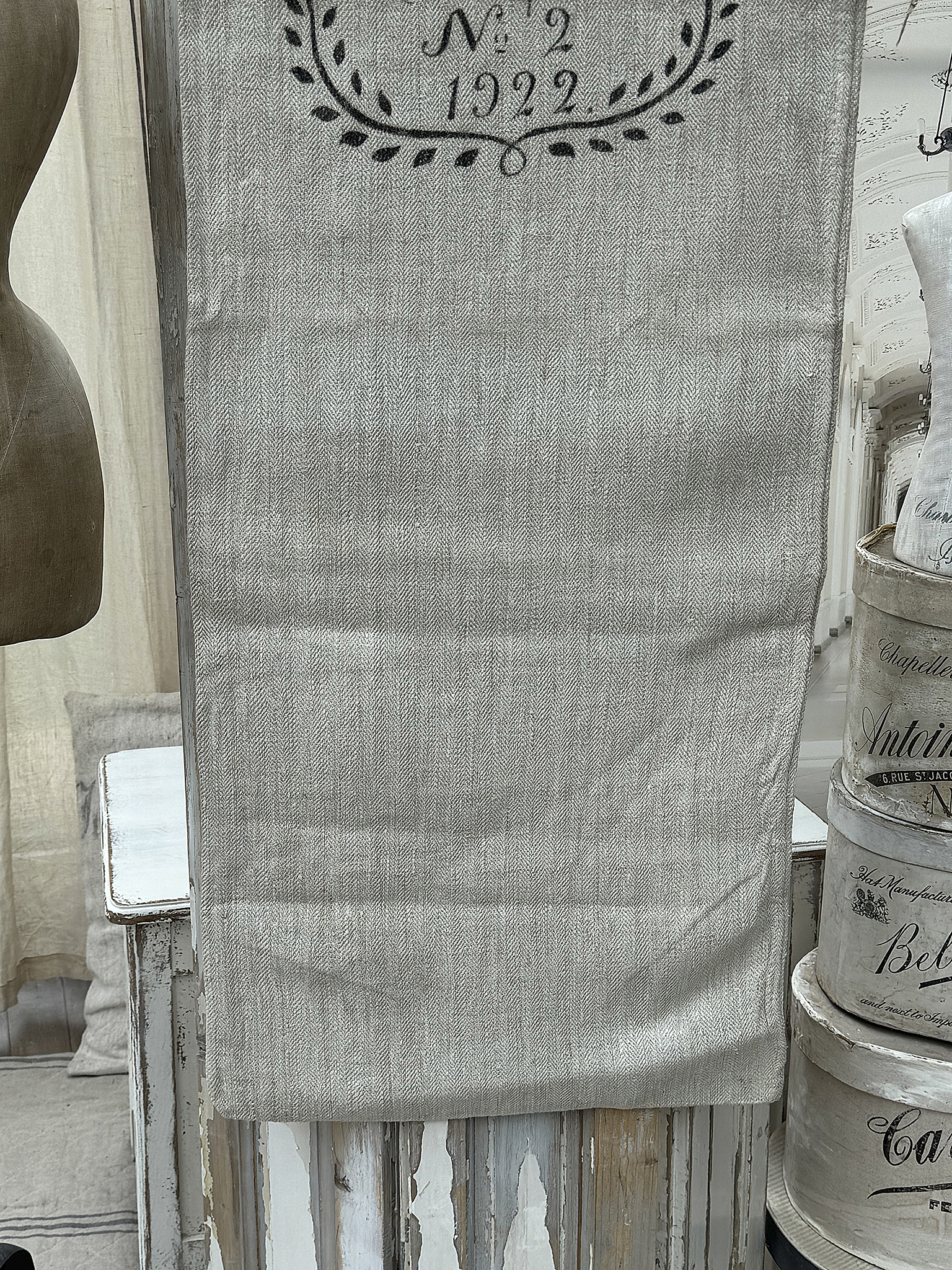 Antiker heller Leinensack/ Mehlsack 1922 No.2 Antiker heller Leinensack/ Mehlsack 1922 No.2