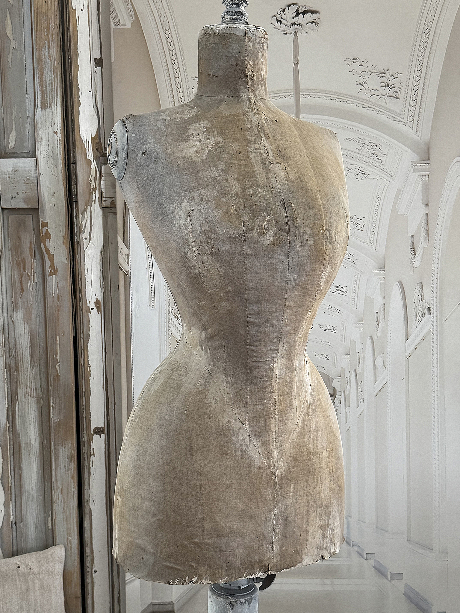  Antike Schneiderpuppe Taubenbrust/Wespentaille***