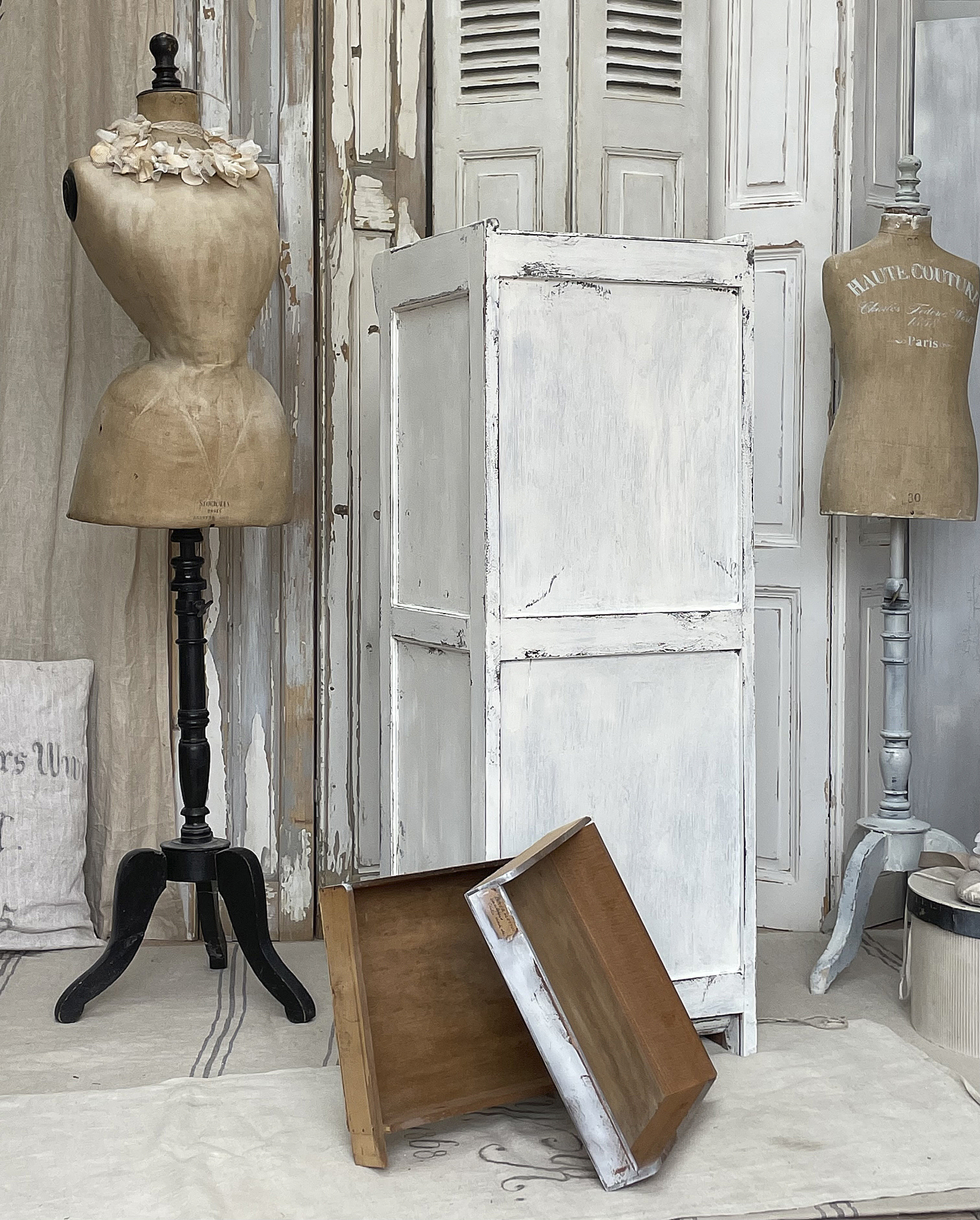 Antiker Shabby Rollschrank Jugendstil*** Antiker Shabby Rollschrank Jugendstil***