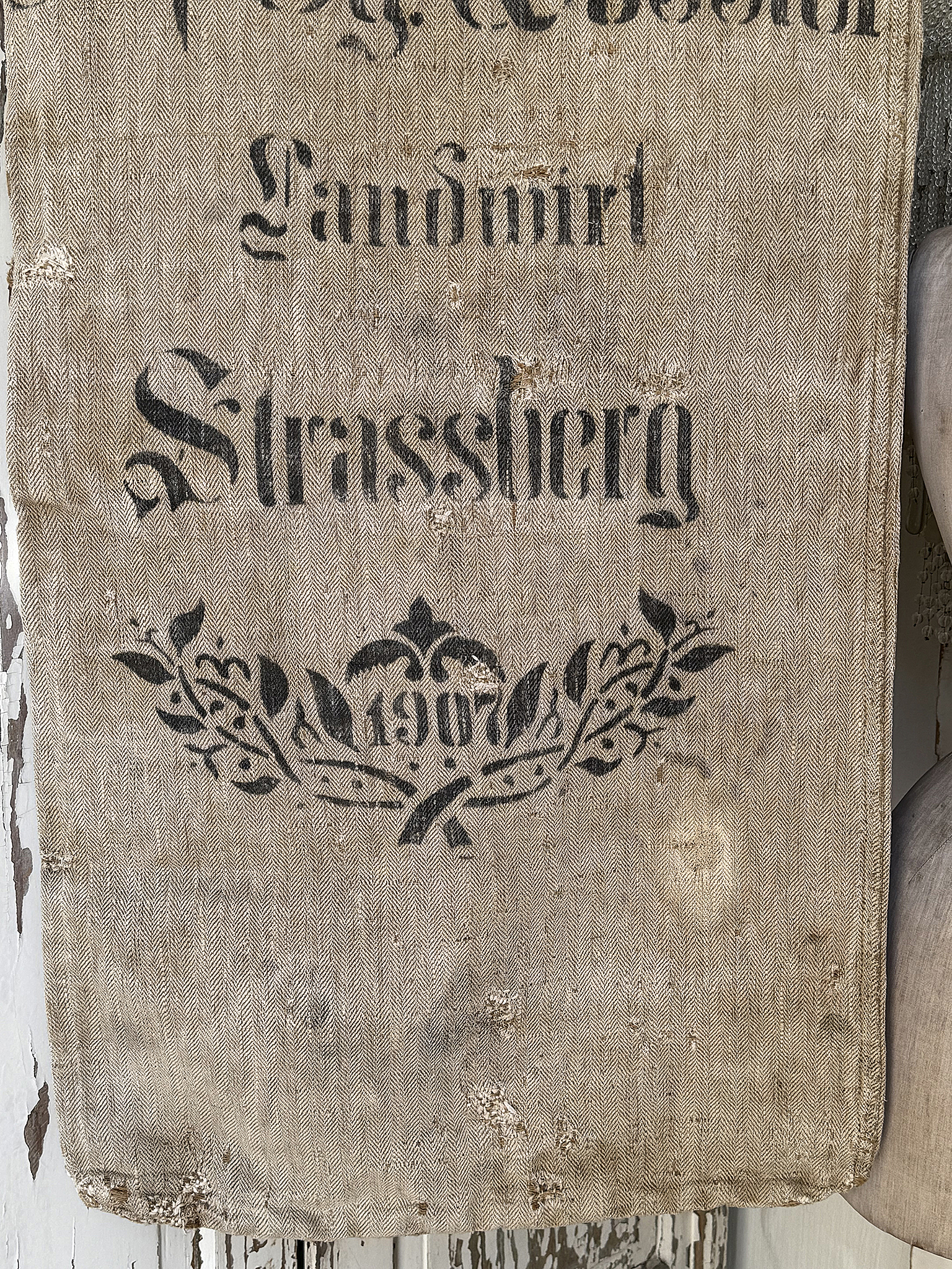  Antiker Leinensack aus dem Jahre 1907 – ein ehrliches Stück Vergangenheit***