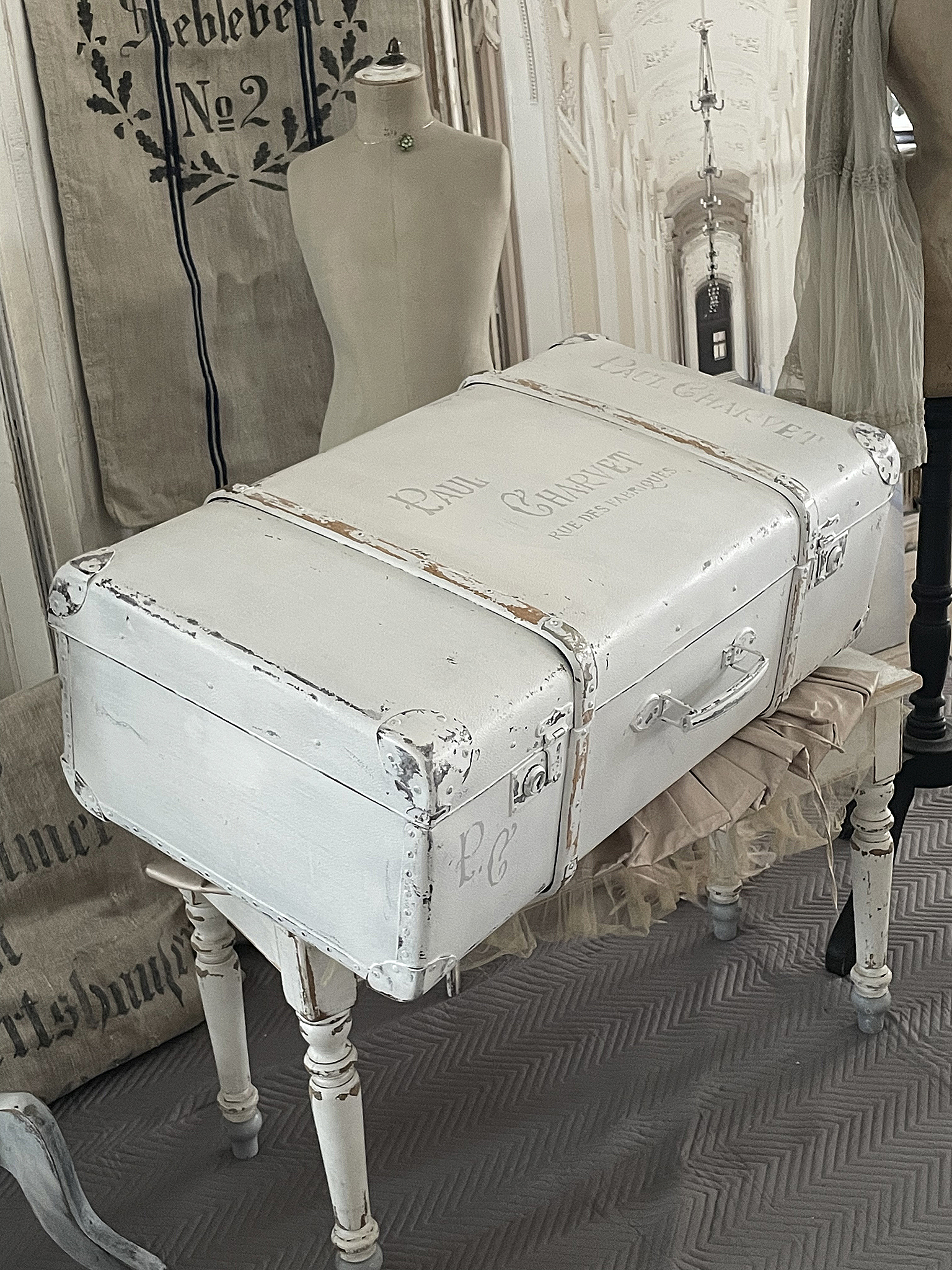 Nostalgischer Shabby-Überseekoffer mit Geschichte*** Nostalgischer Shabby-Überseekoffer mit Geschichte***