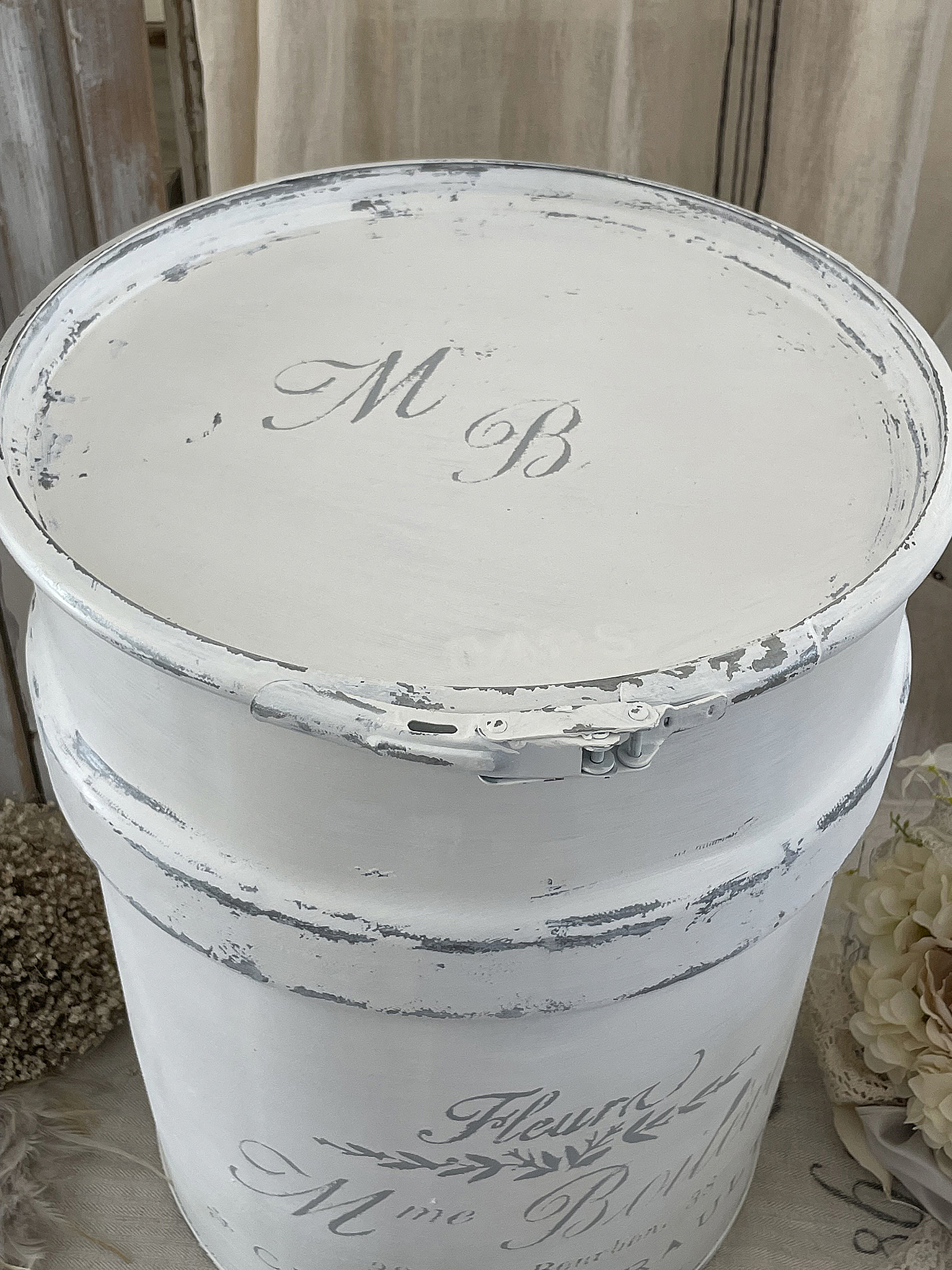 Tonne aus Aluminium Fleura*** Tonne aus Aluminium Fleura***