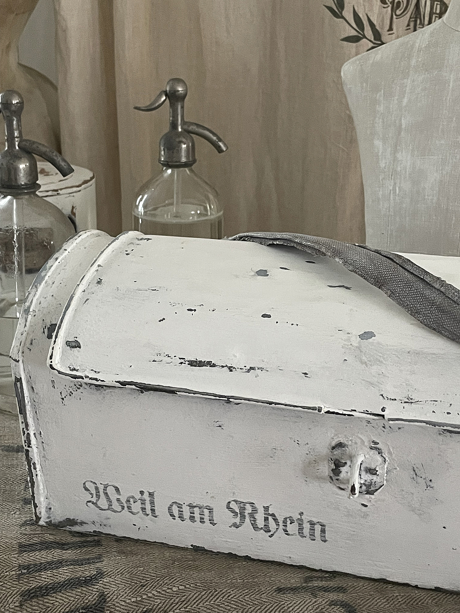Alte Zinkschatulle/ Anglerkorb *** Alte Zinkschatulle/ Anglerkorb ***