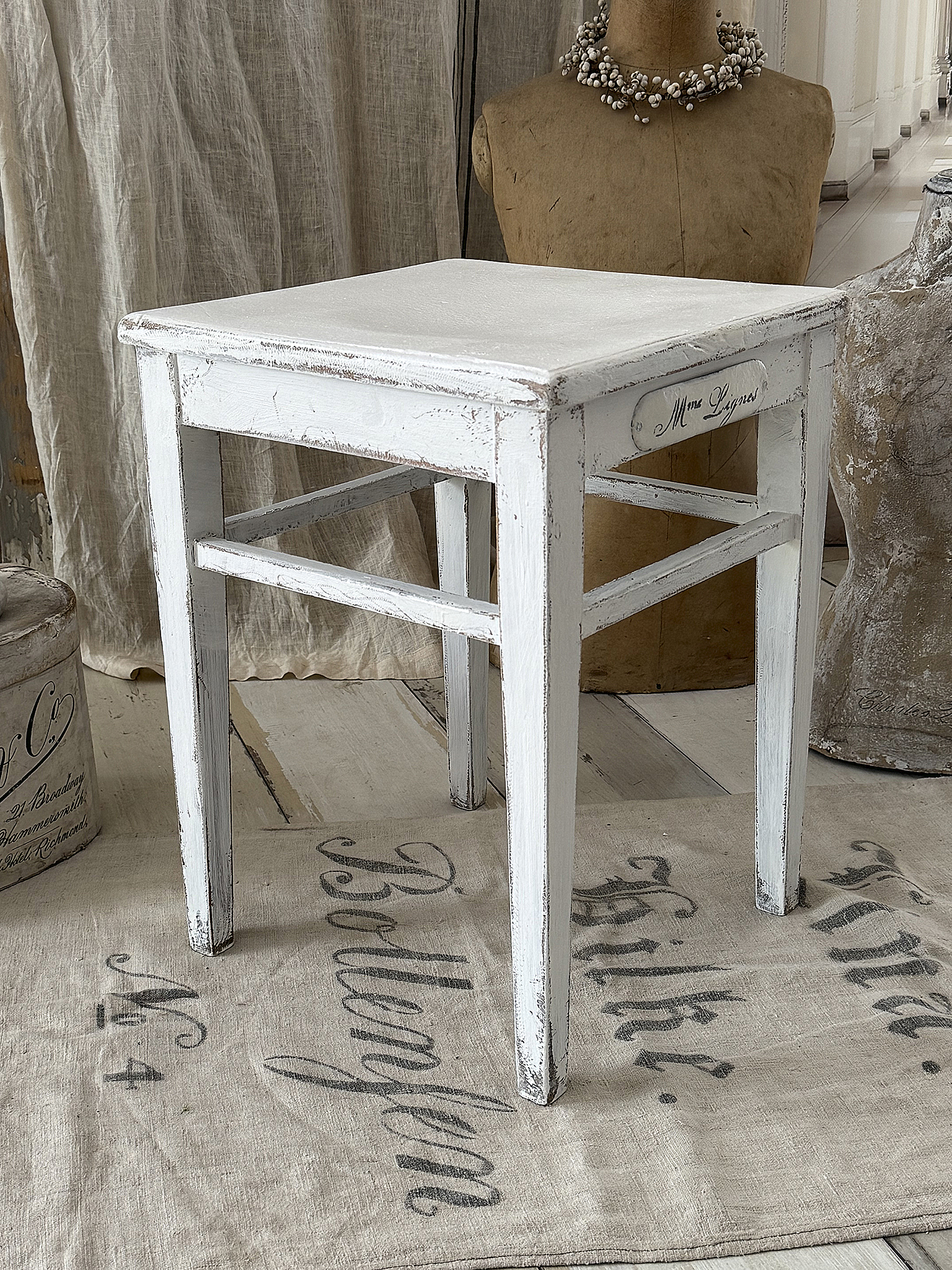 Alter Hocker Charmantes Vintage-Unikat***