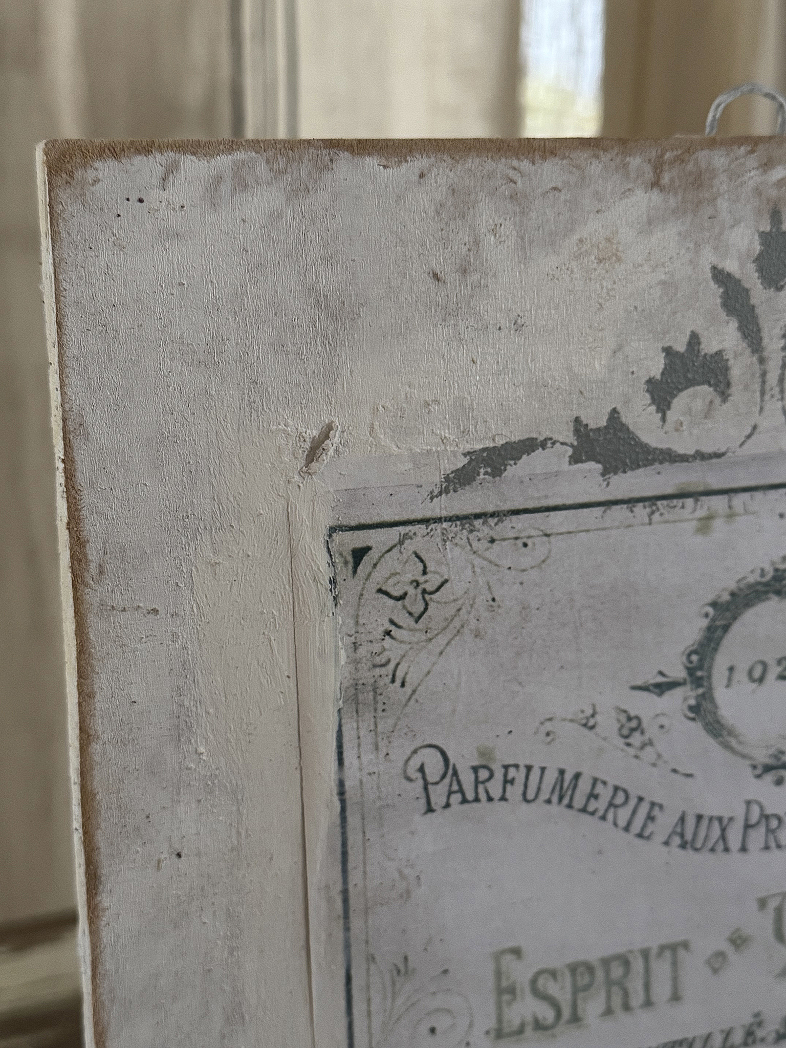  Romantisches Holz Bild Parfumeur Shabby-pur***