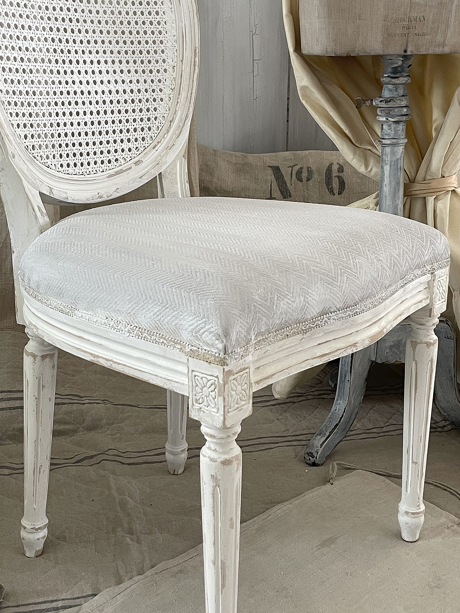 Alter Medaillon Suhl Shabby-Chic **