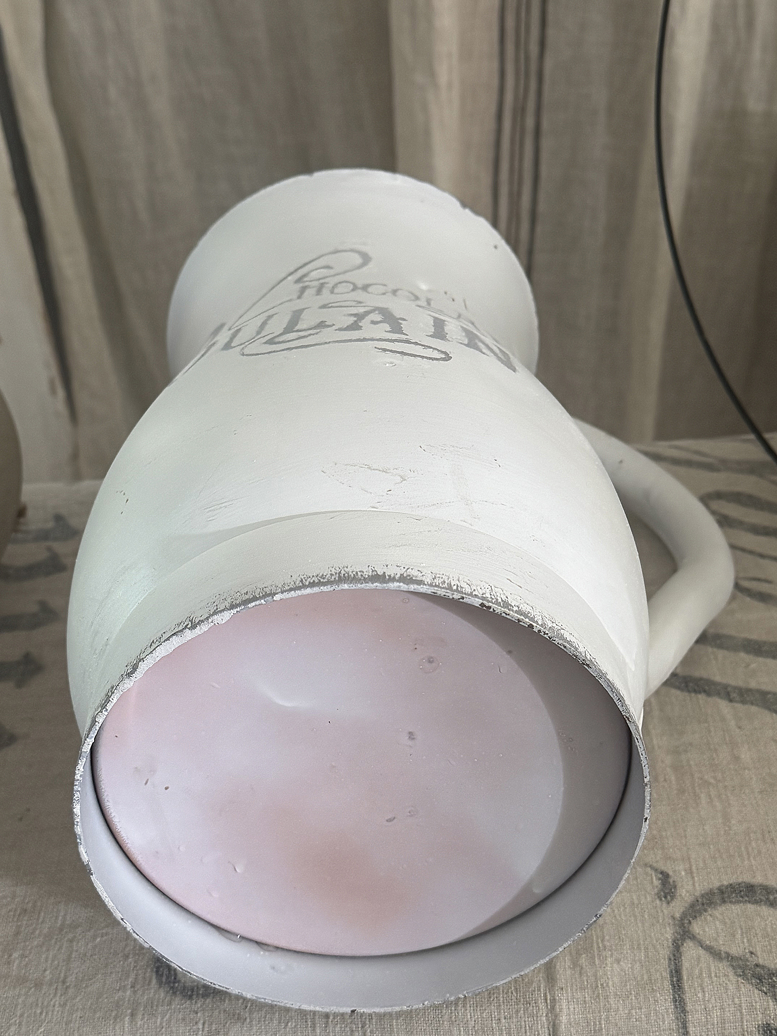 Alte 5-Liter-Metallkanne im französischen Shabby***