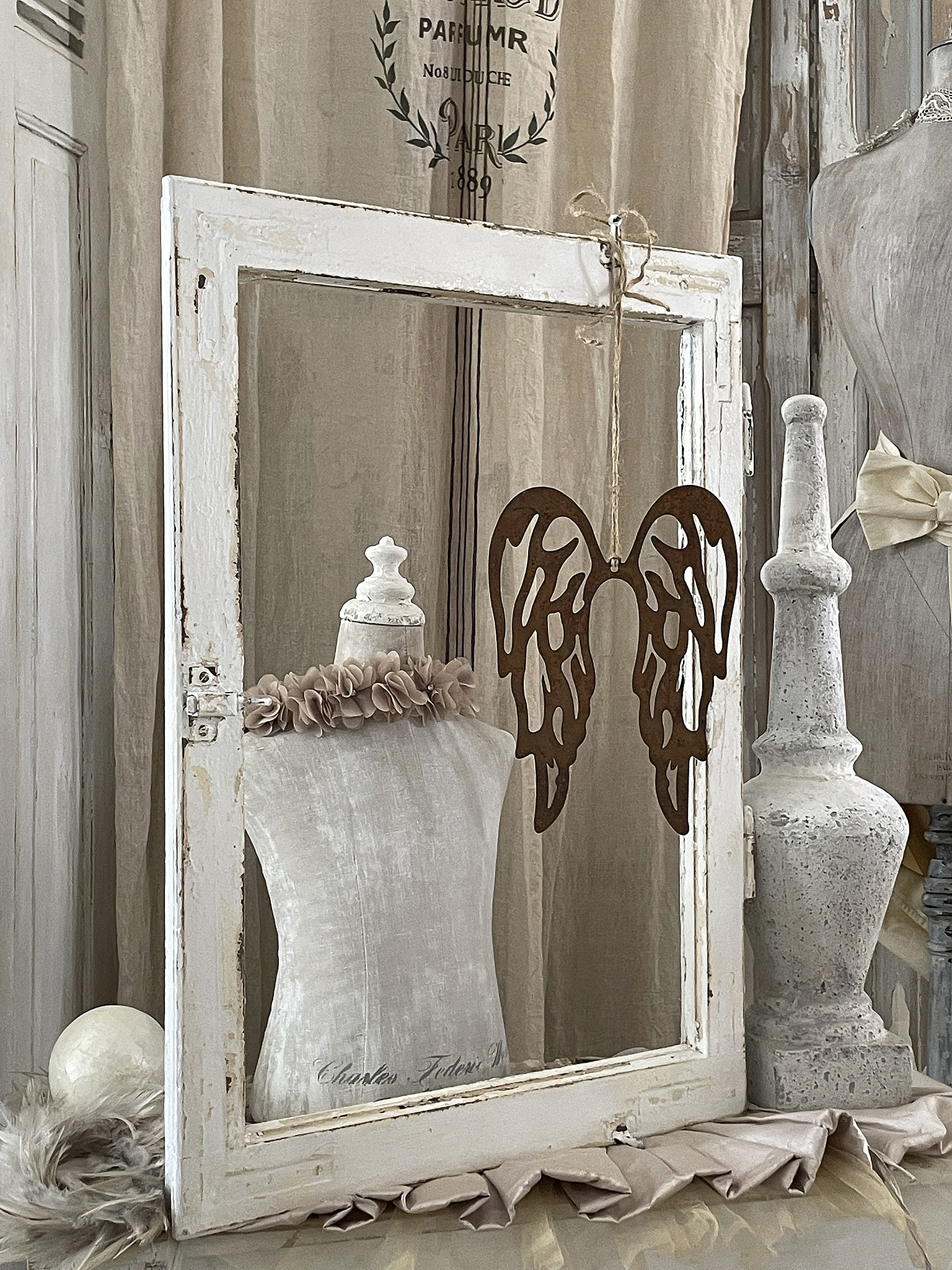 Alter Fensterflügel Shabby pur*** Alter Fensterflügel Shabby pur***