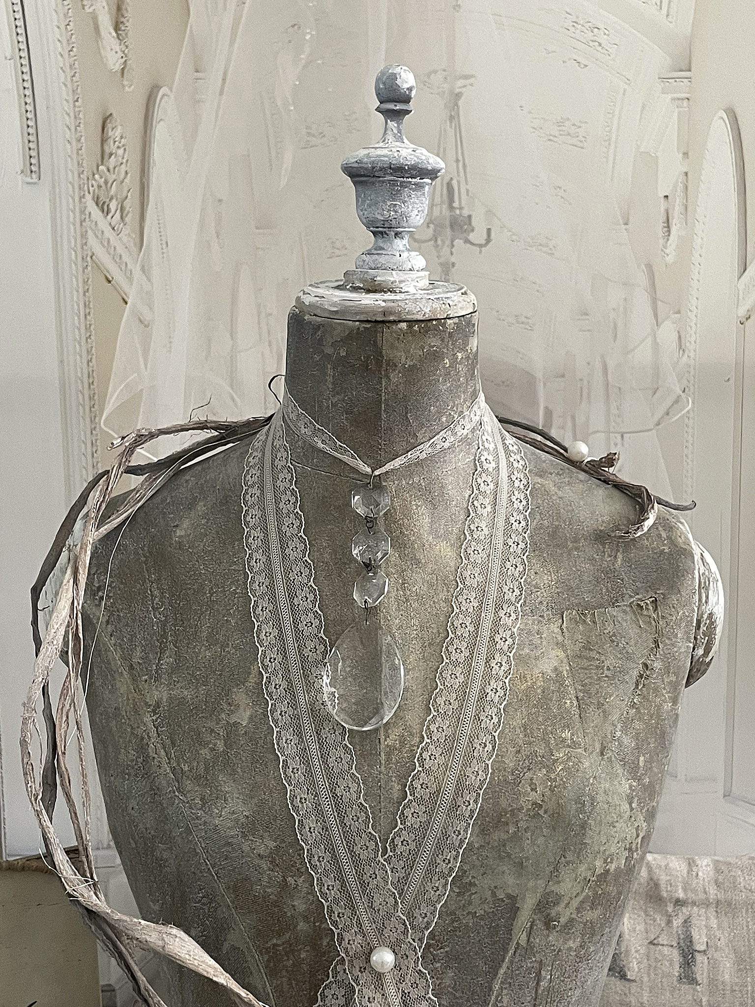 Antike Schneiderpuppe / zarter Torso ***