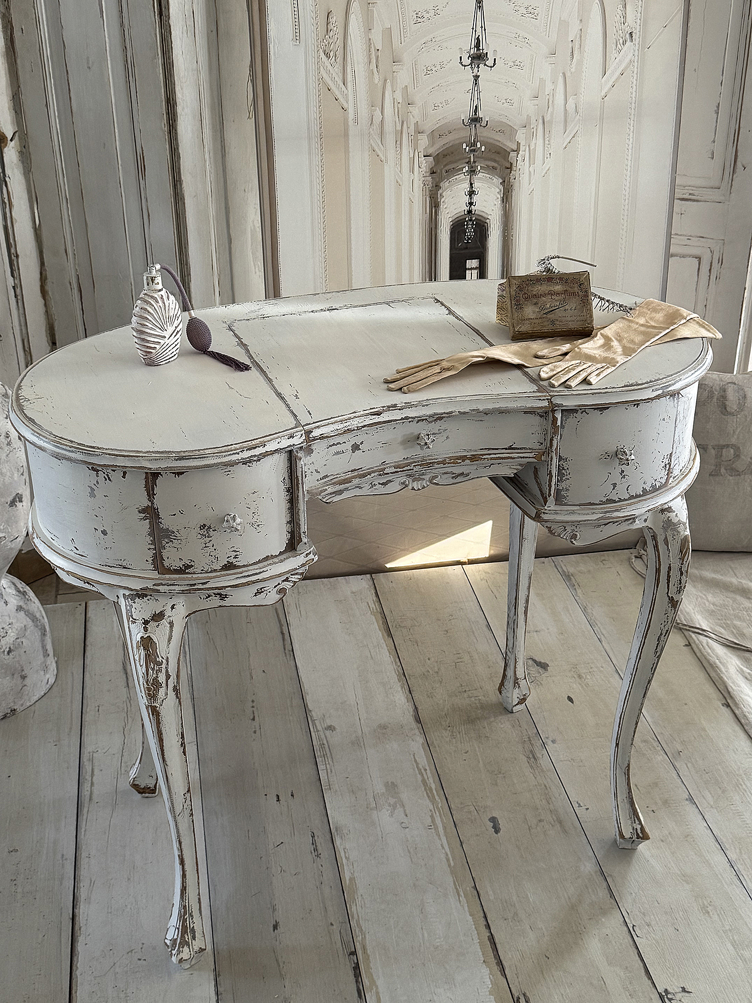 Reserviert für Sylvia! Seltener alter Schminktisch im Shabby Chic***