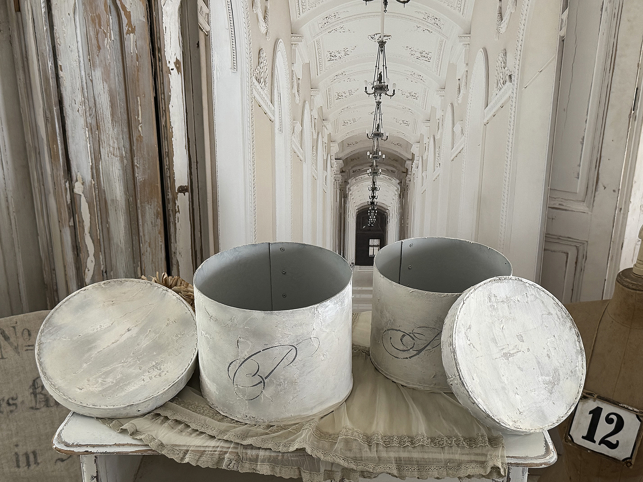 Charmantes Schachtel-Duo im Shabby-Chic***