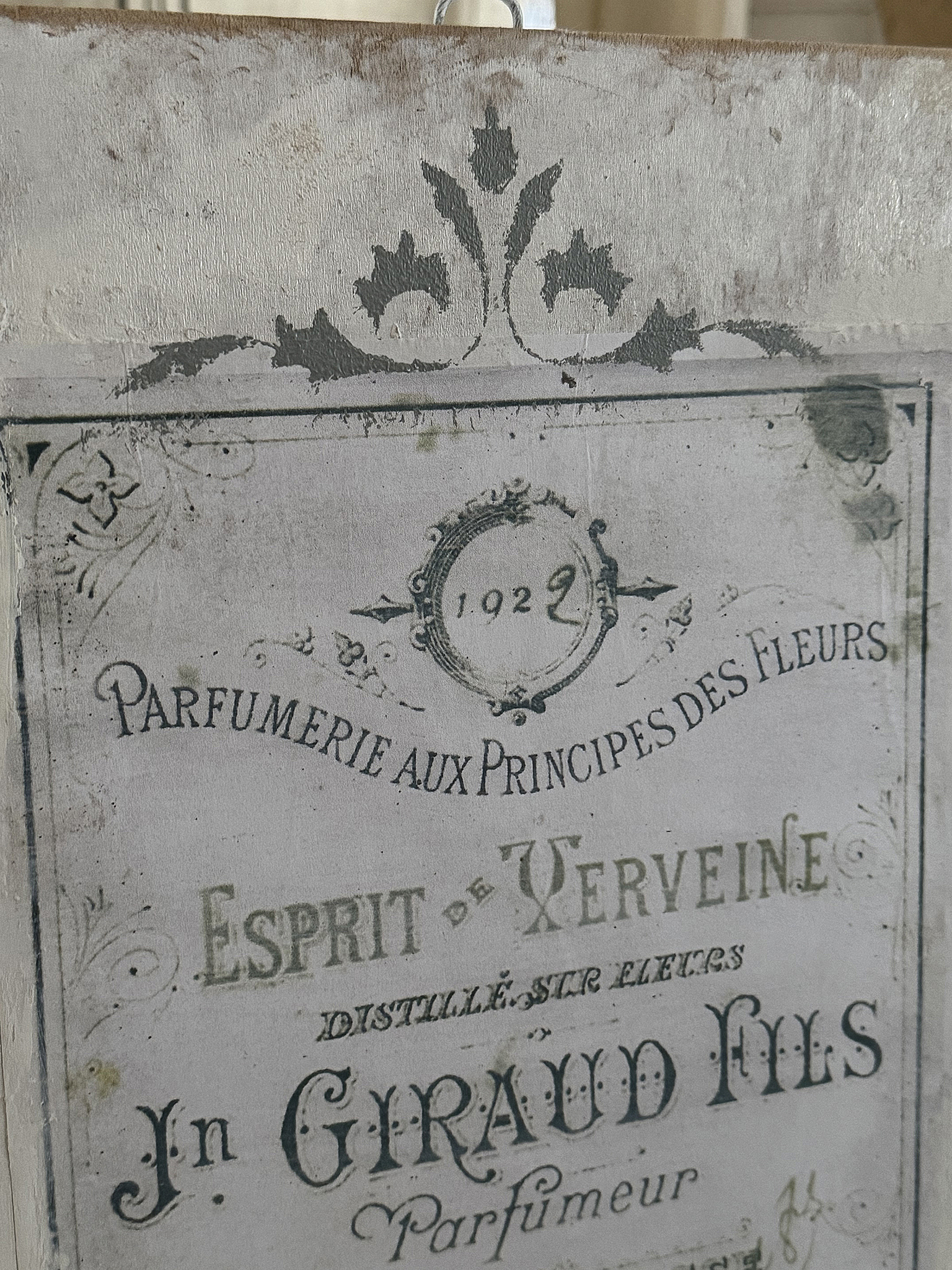  Romantisches Holz Bild Parfumeur Shabby-pur***