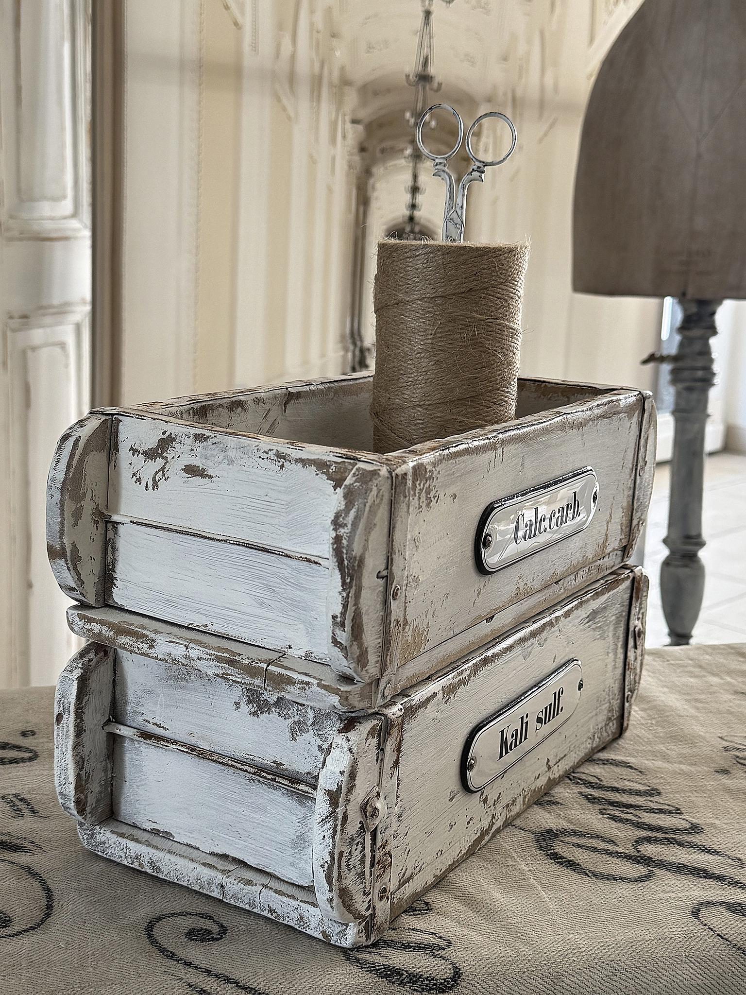 Antikes Apothekerkisten-Duo mit Geschichte***