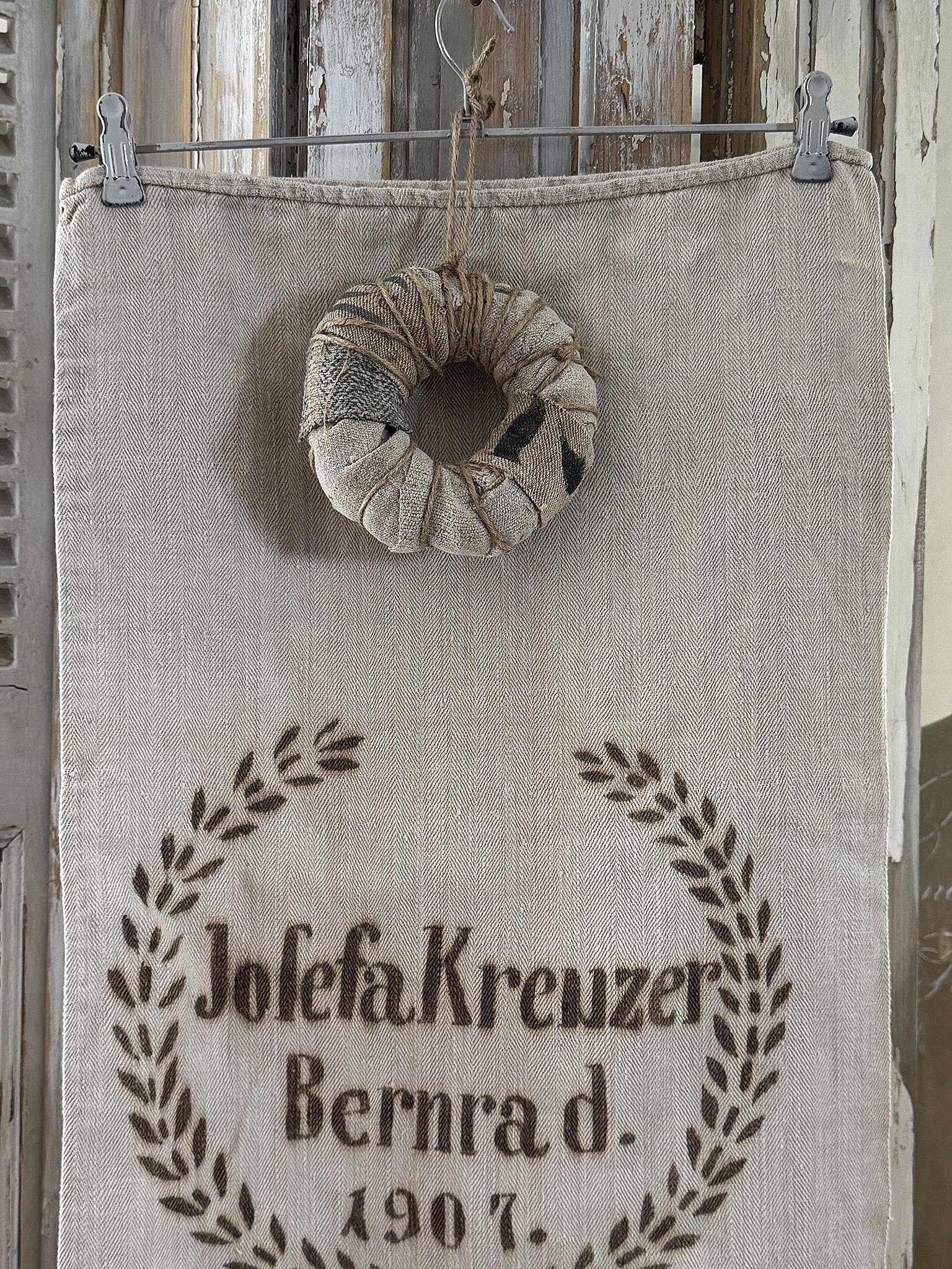 Antiker Leinensack/ Mehlsack 1907***