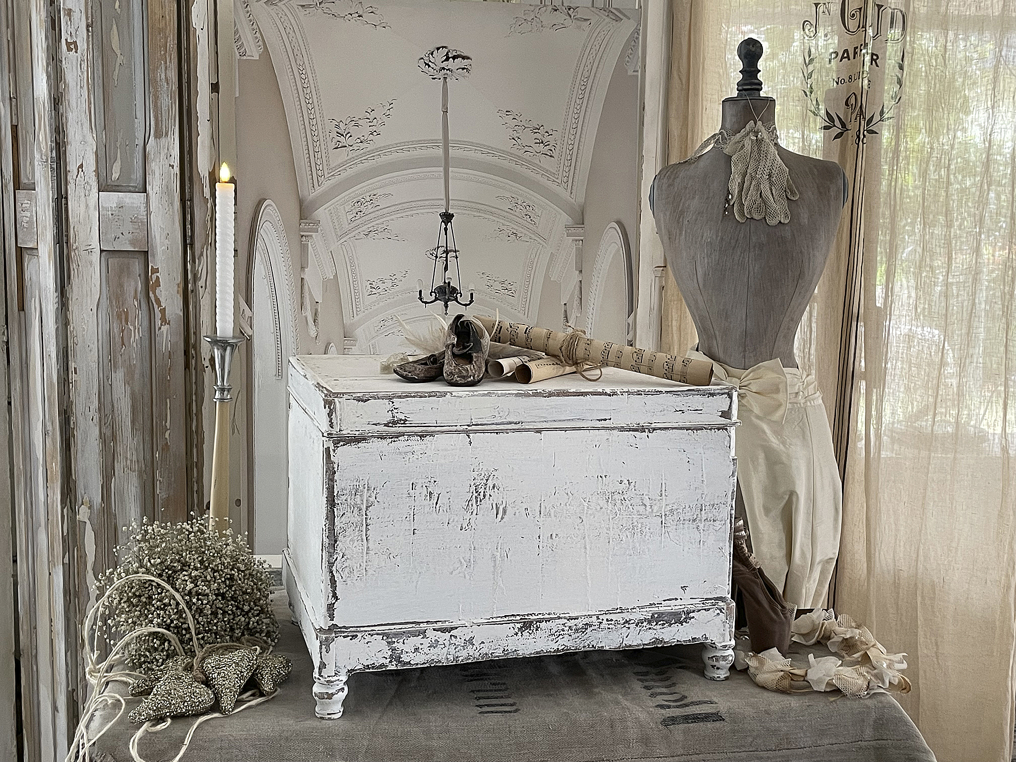 Alte Klappkiste Shabby-pur***