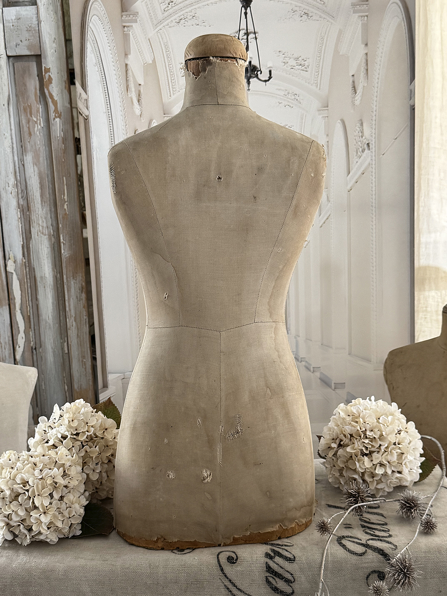 Antike Schneiderpuppe/Torso mit viel Charme***