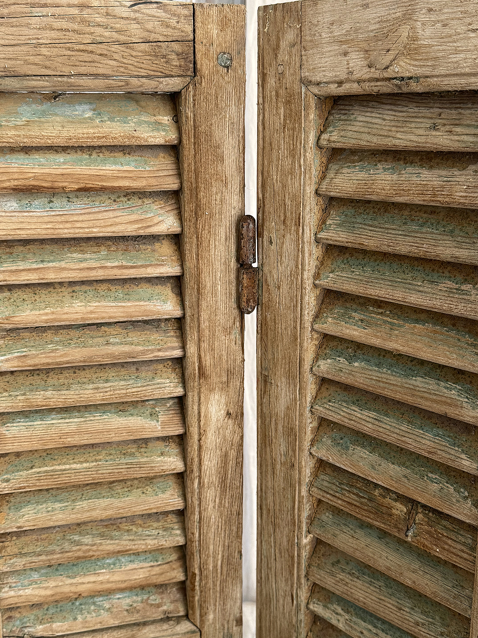 Vintage-Schätzchen Lamellen-Paravent aus Frankreich***