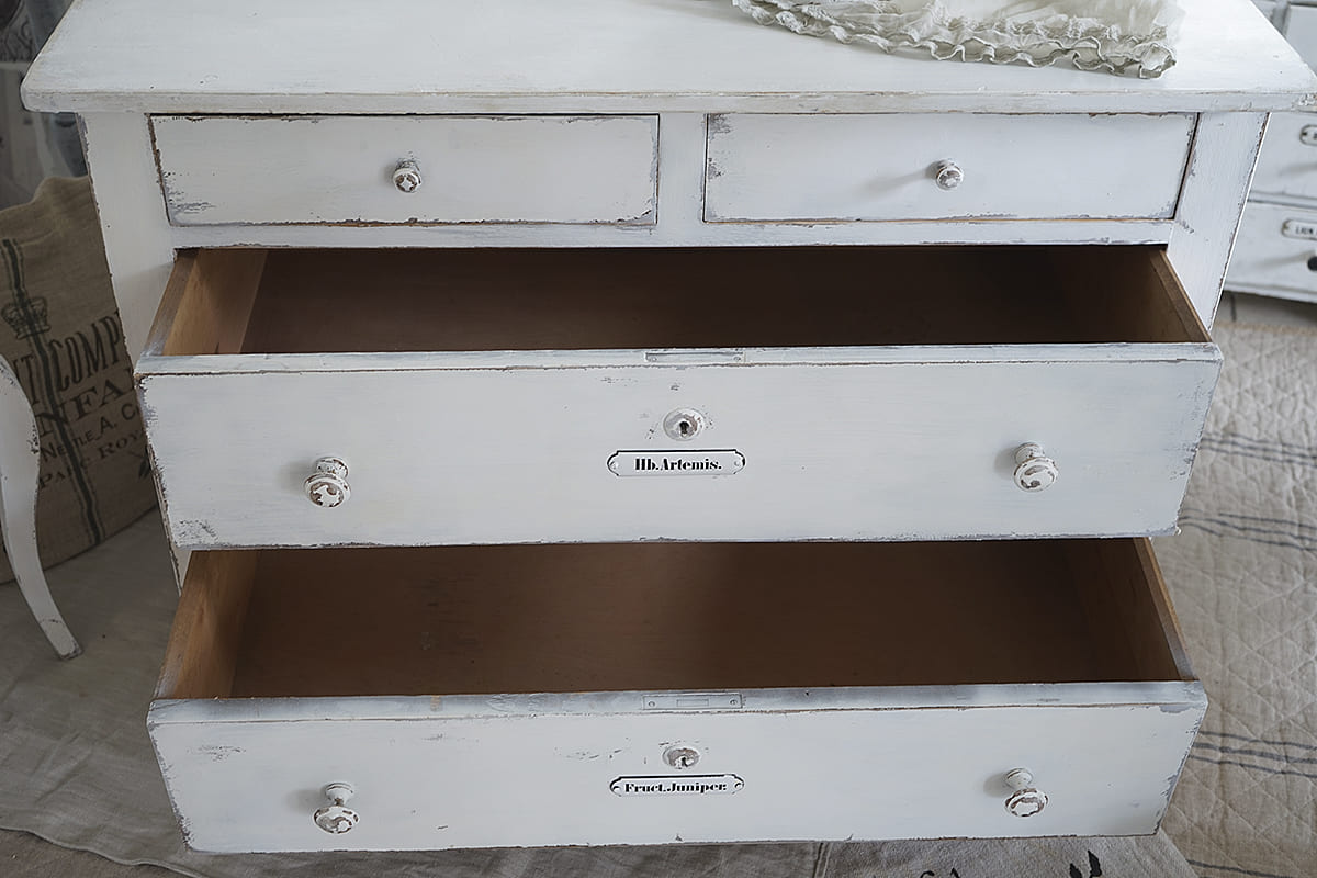 Alte Apothekerkommode im Shabby chic Alte Apothekerkommode im Shabby chic