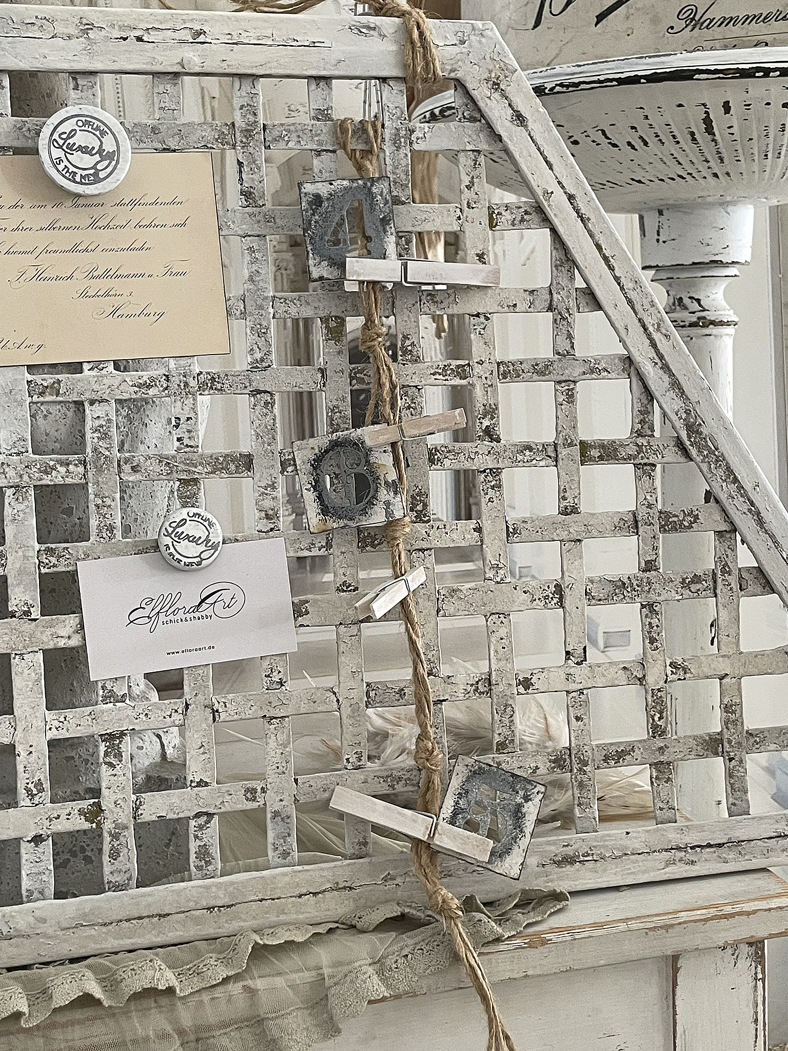 Altes Zierelement Memoboard*** Altes Zierelement Memoboard***