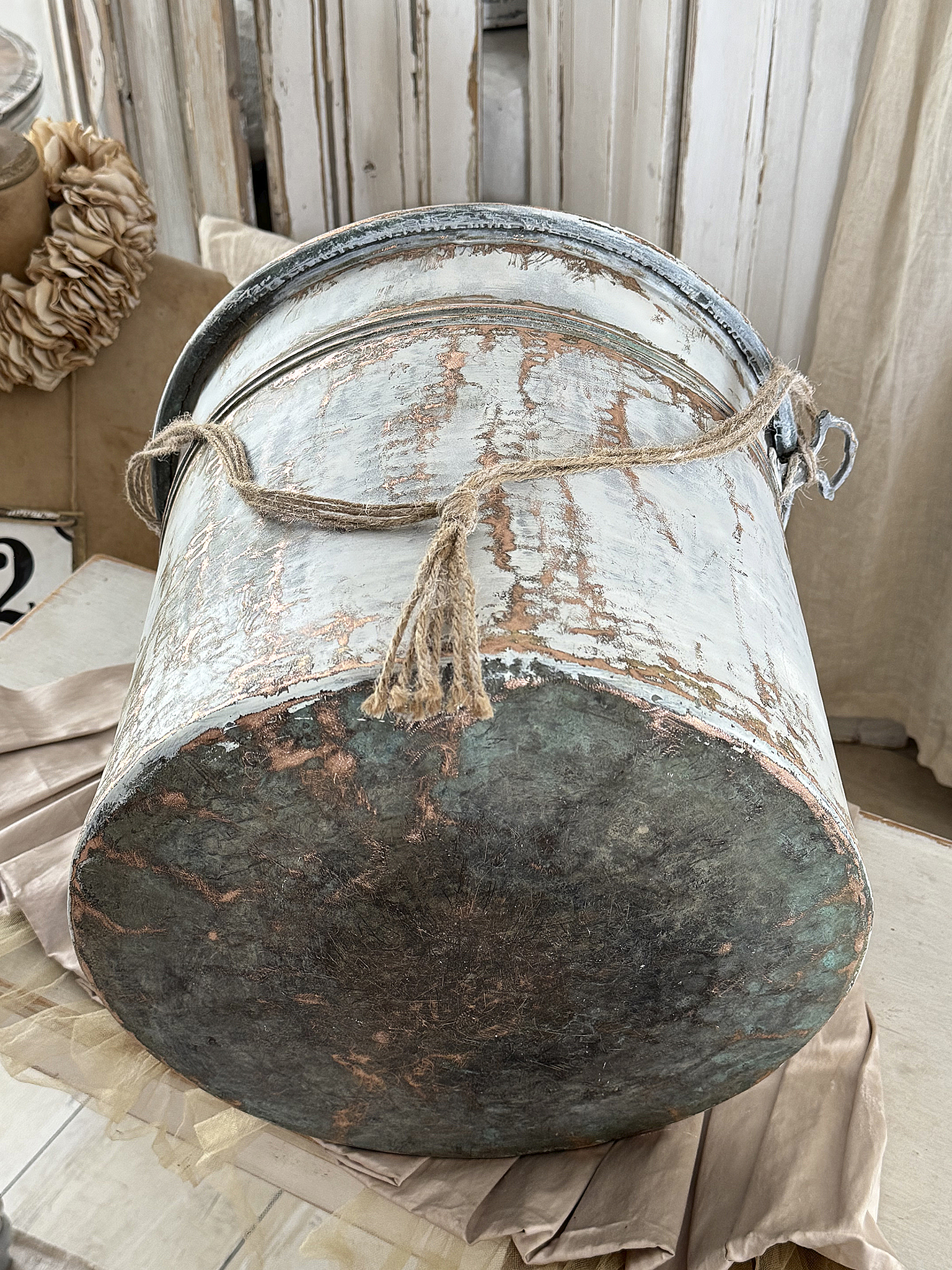  Großer Kupfertopf mit Geschichte – gelebte Patina trifft auf zeitlosen Charme“***