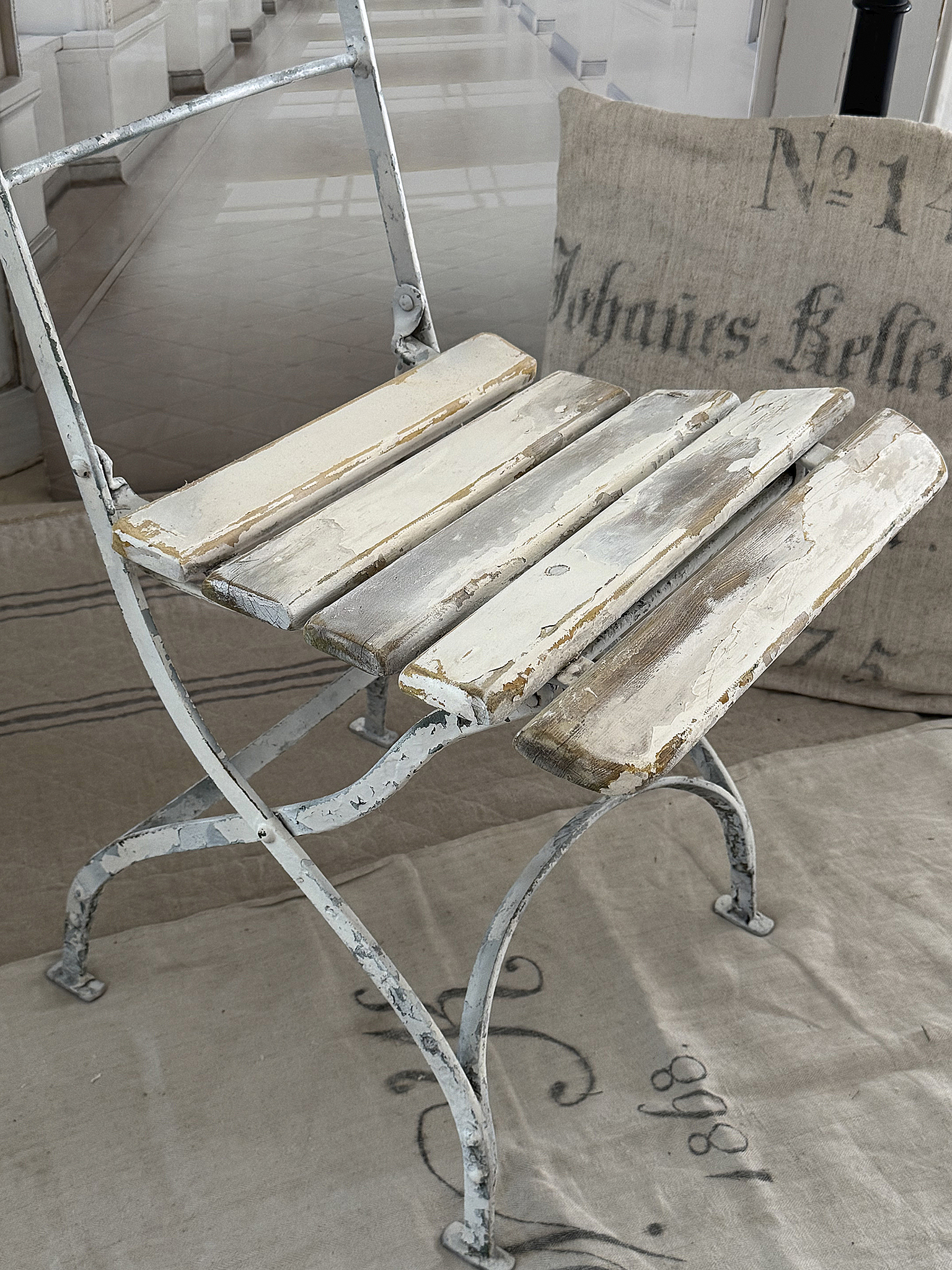 Französischer Vintage-Gartenstuhl – Original, klappbar & mit zauberhafter Patina***