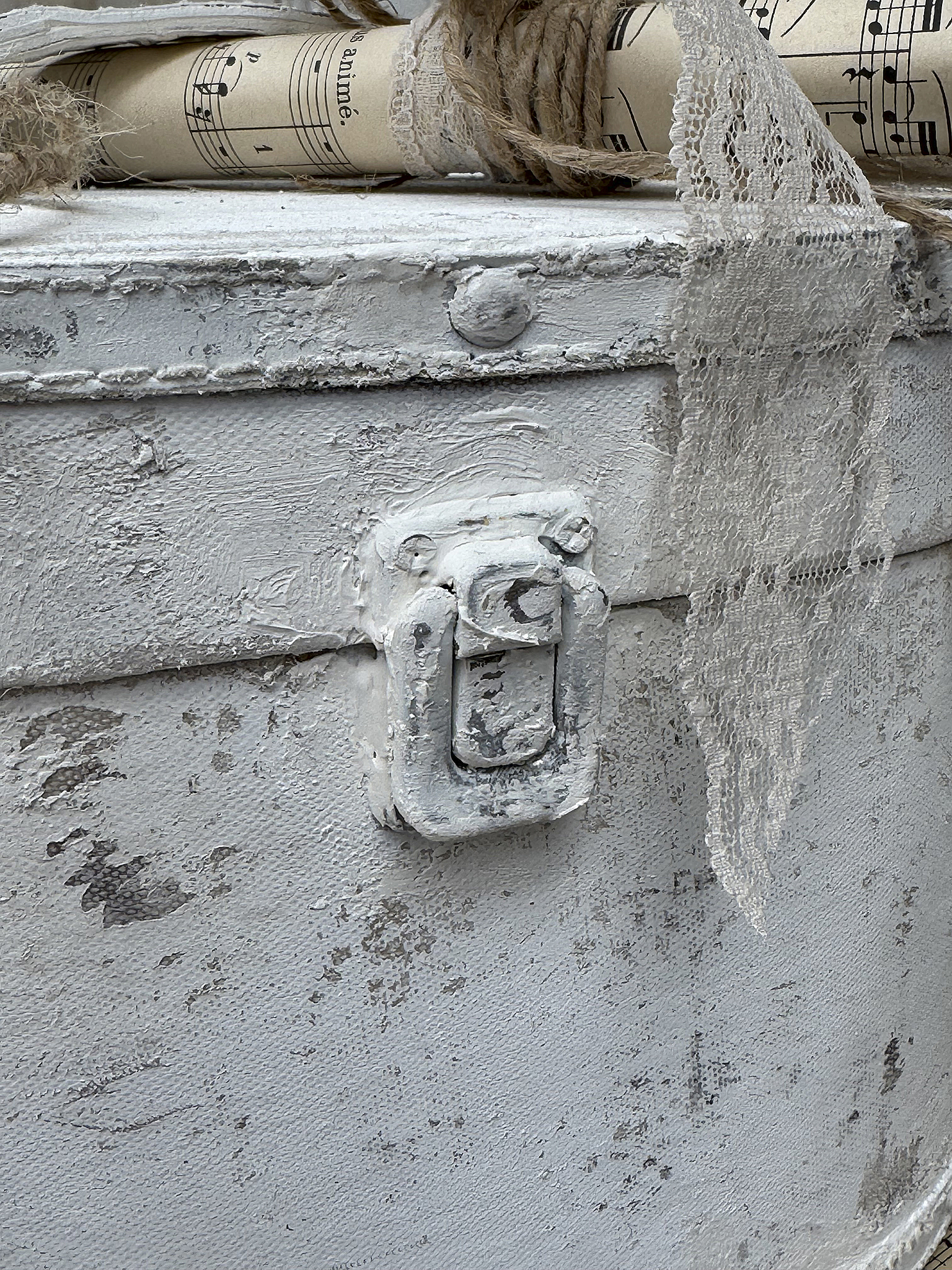   Hutkoffer-Shabby Brocante***