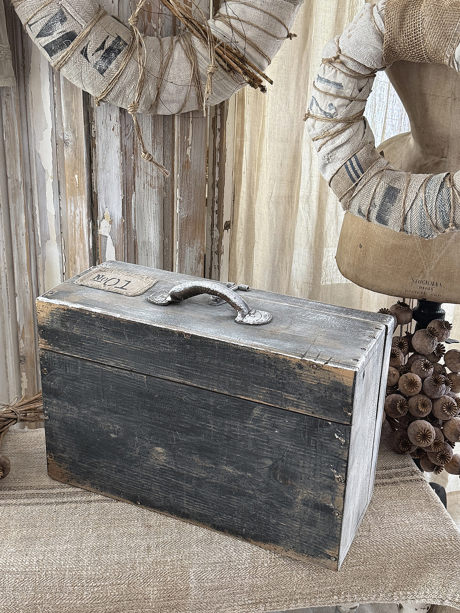 Alte Vintage-Holzkiste No.1***