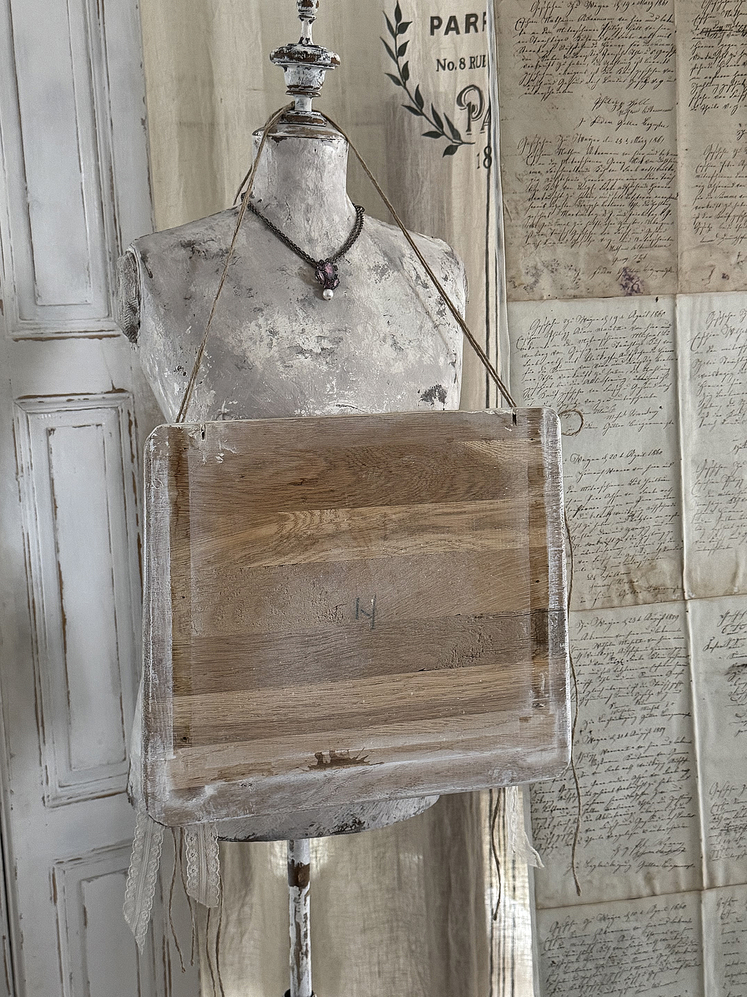 Nostalgisches Holzbild im liebevollen Vintage-Charakter***