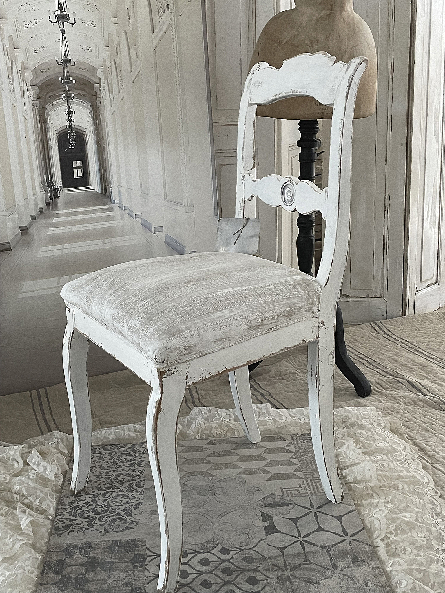 Antike elegante Biedermeier Stühle***