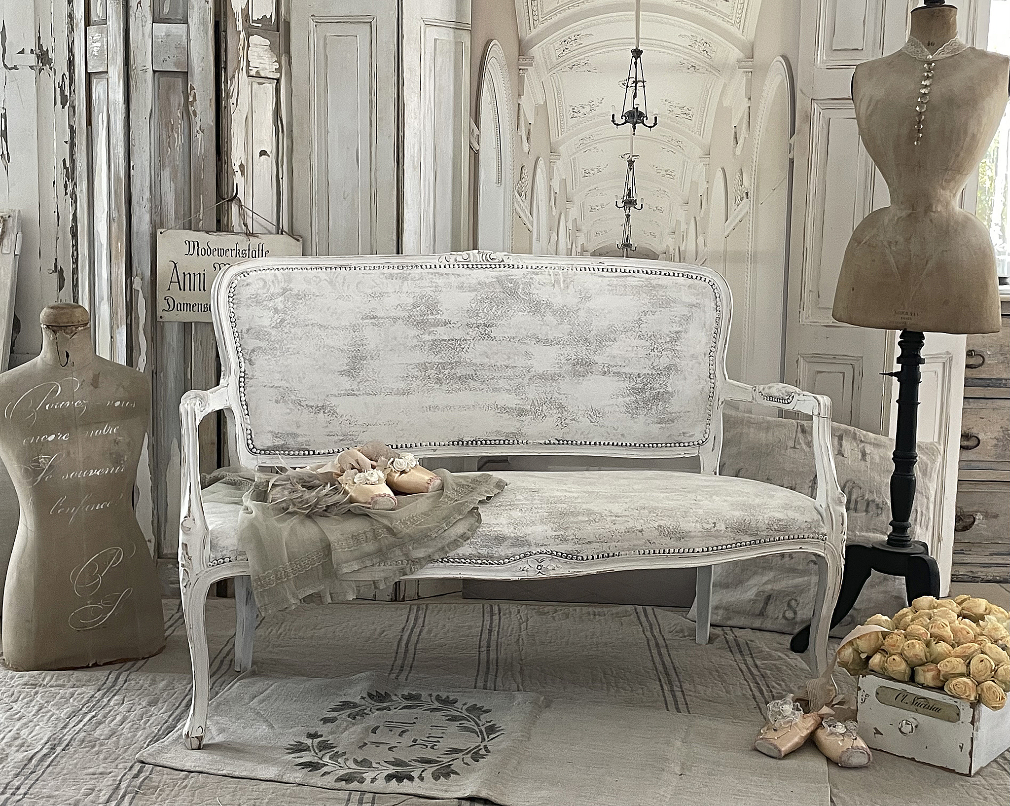 Reserviert! Louise Philippe Bank/ Shabby***