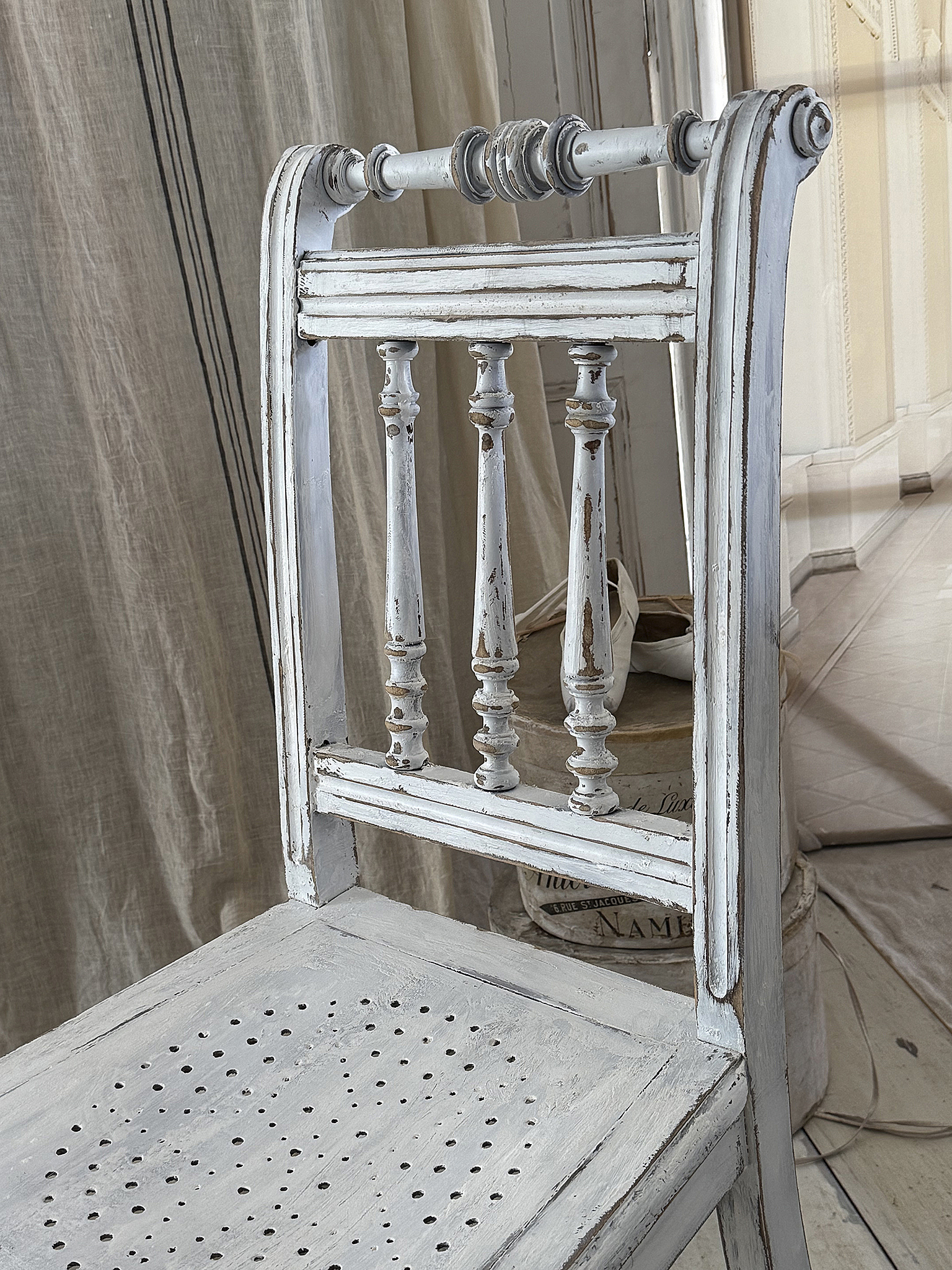 Bezaubernder Gründerzeitstuhl im authentischen Shabby Chic***