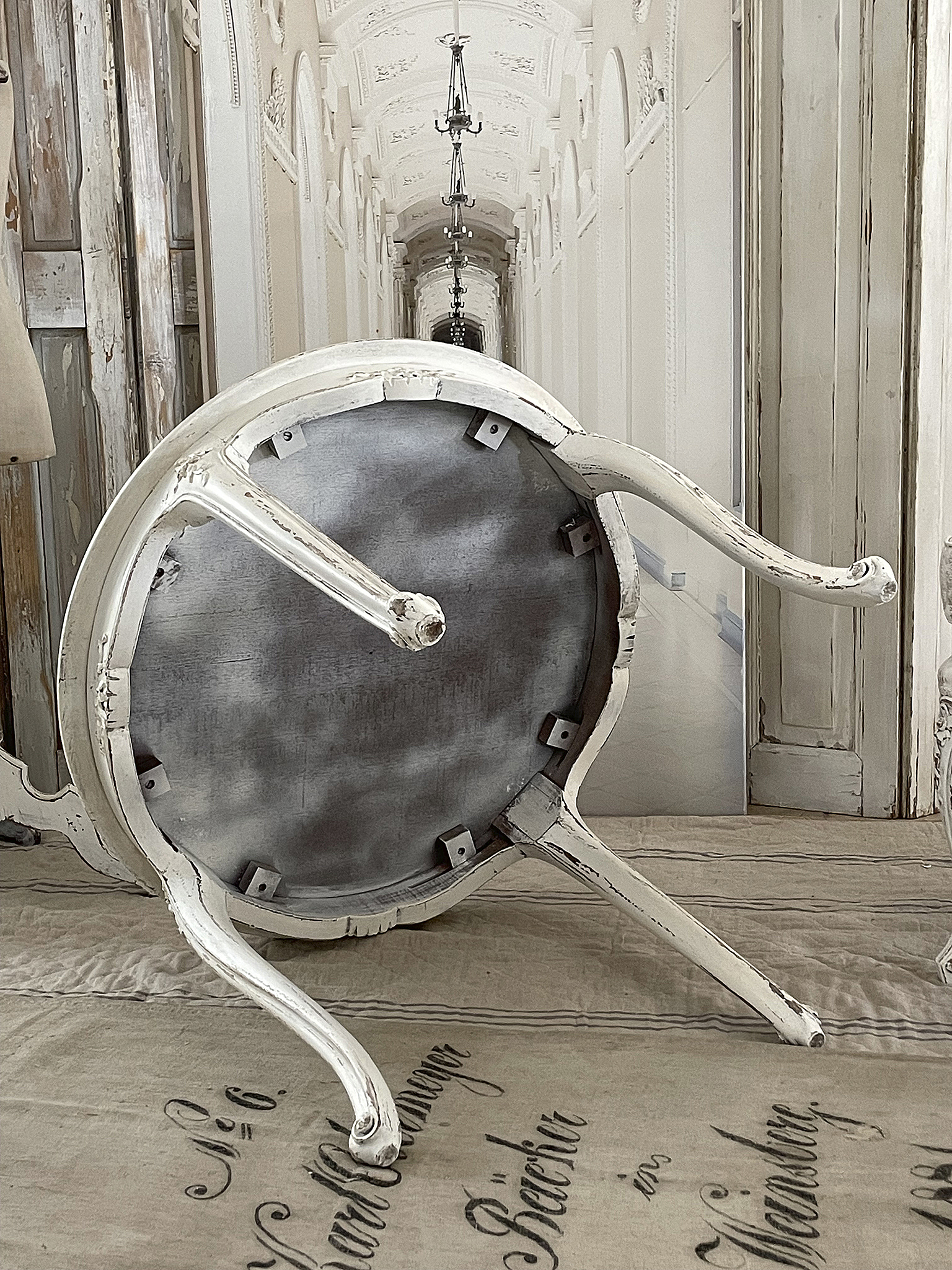 Runder Chippendale Shabby Tisch/Beistelltisch*** Runder Chippendale Shabby Tisch/Beistelltisch***