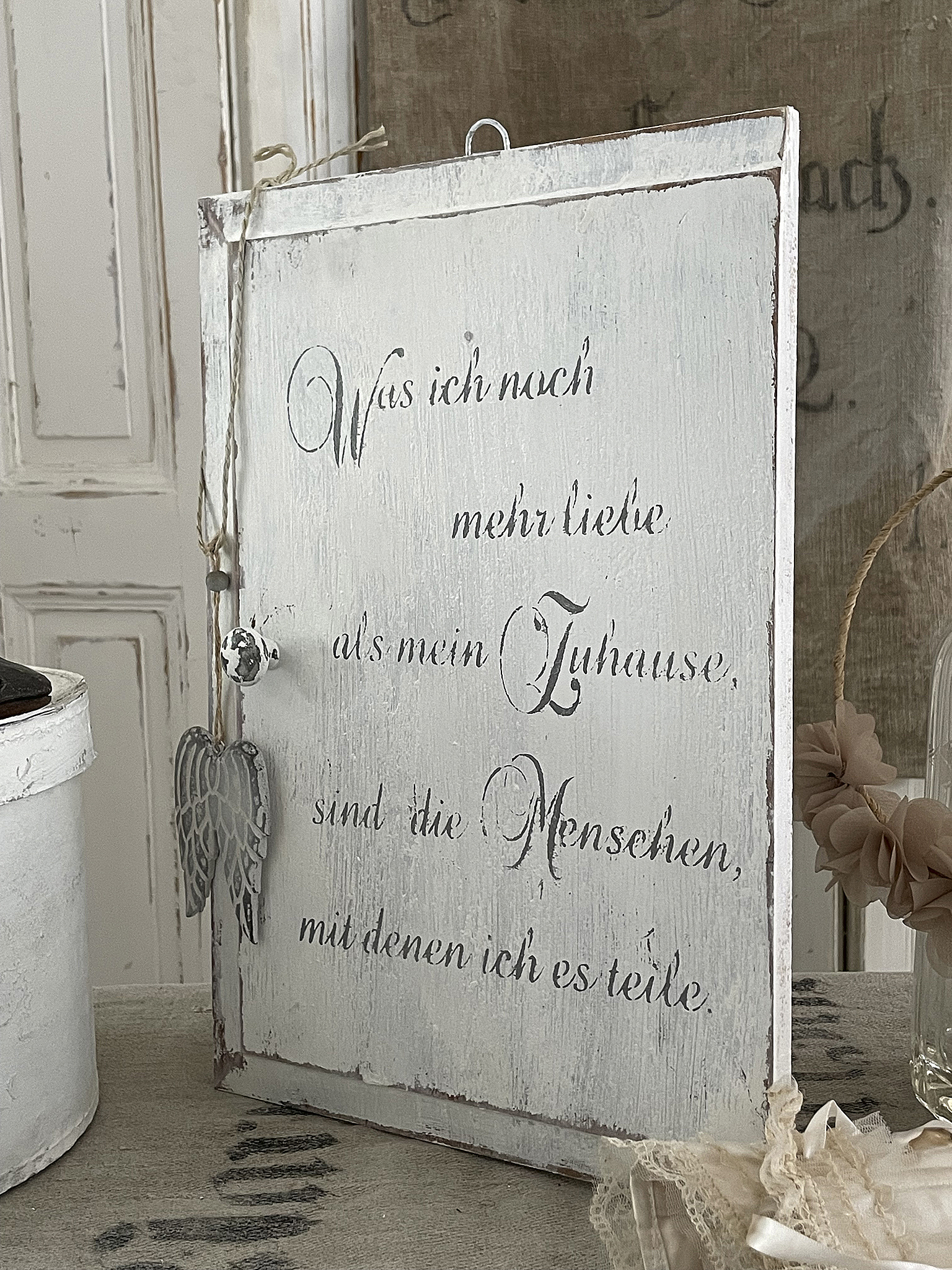 Charmante kleine Schranktür/Bild Zuhause*** Charmante kleine Schranktür/Bild Zuhause***