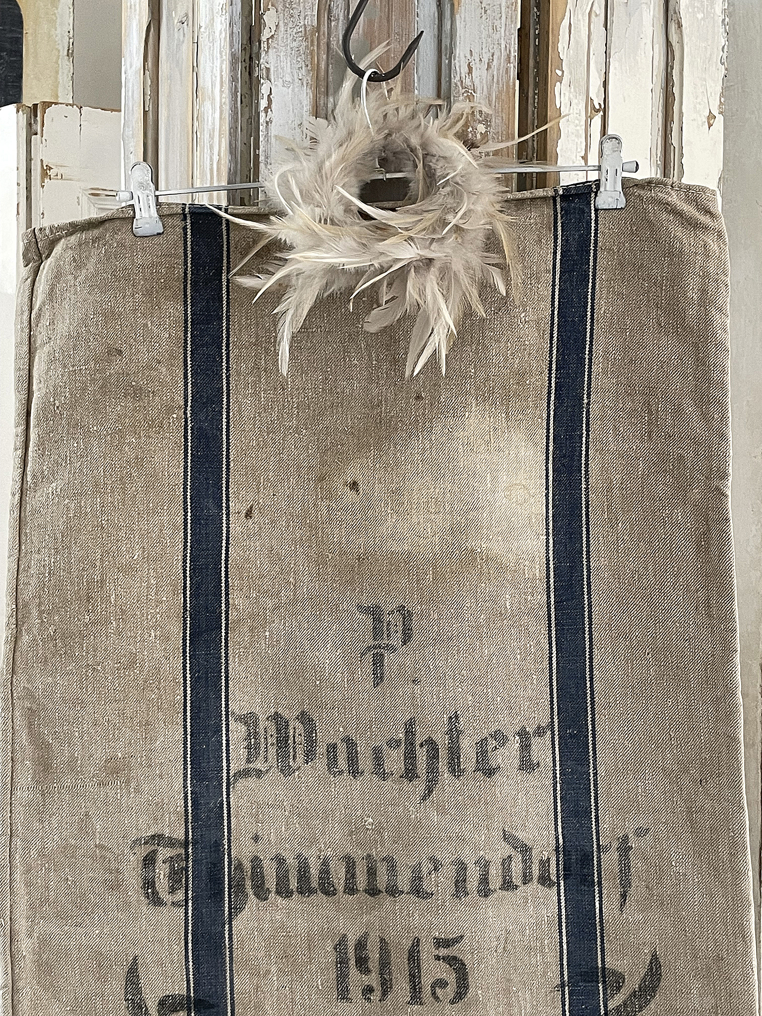 Antiker Leinensack/ Mehlsack 1915-No.8***