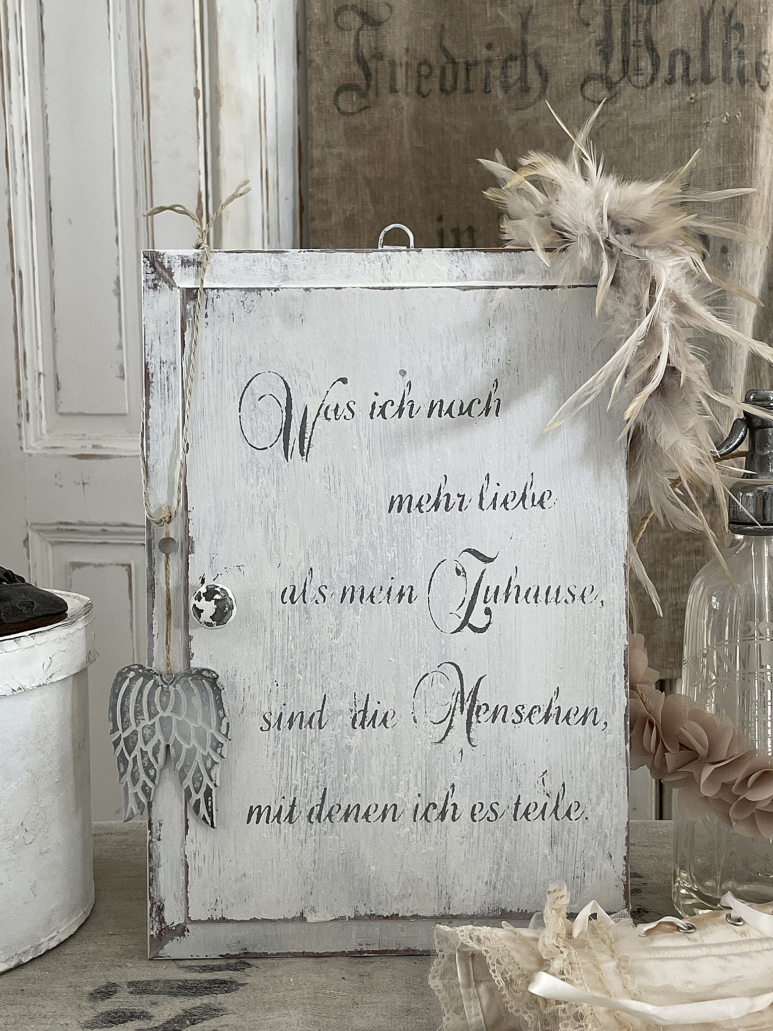 Charmante kleine Schranktür/Bild Zuhause*** Charmante kleine Schranktür/Bild Zuhause***