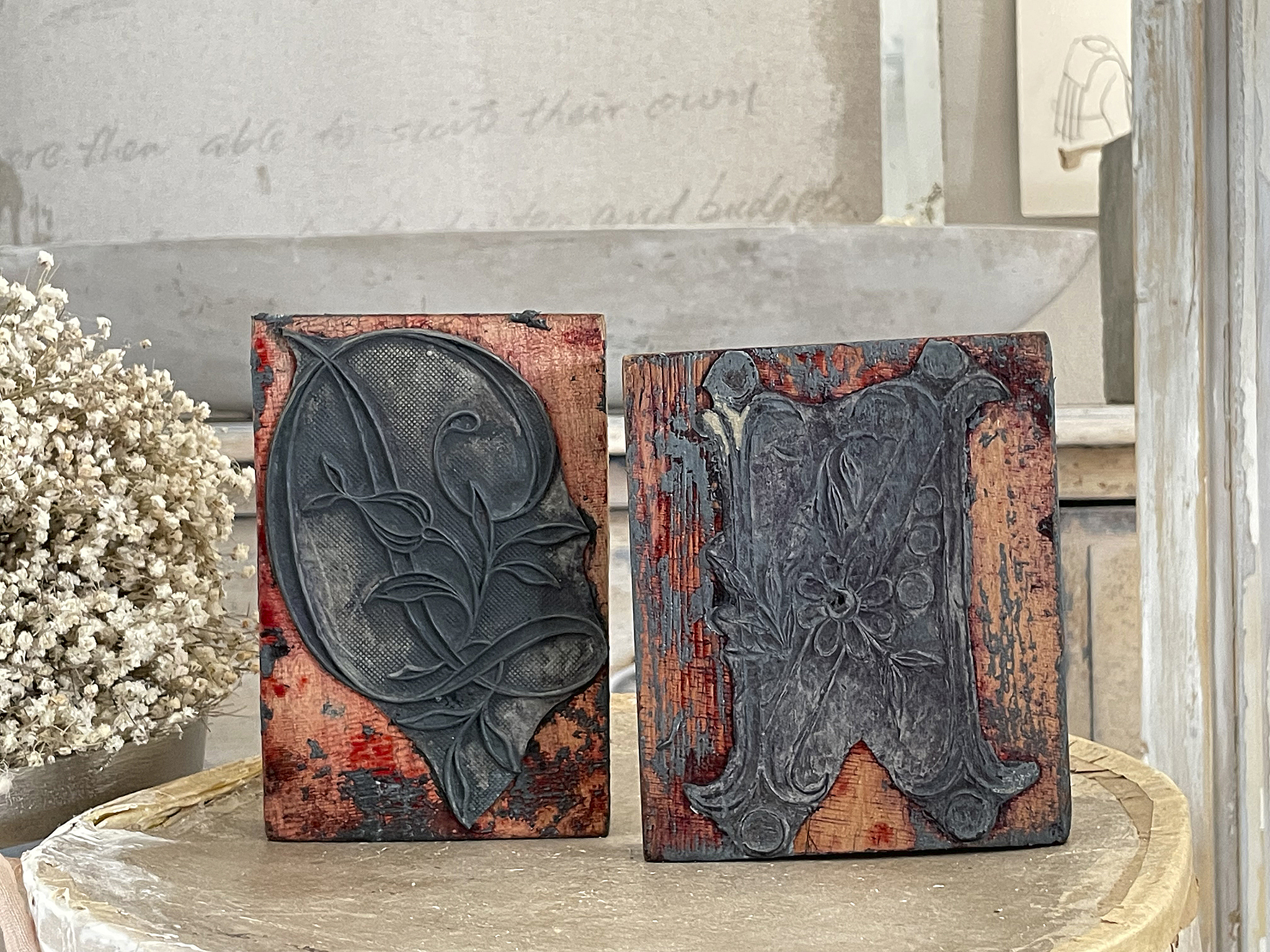 Duo antike Französische Stempel***