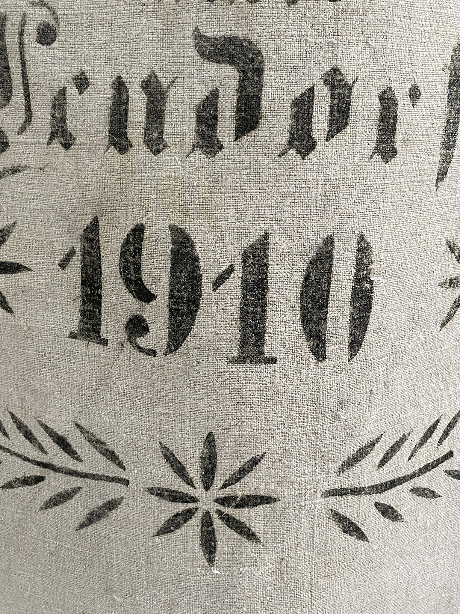 Antiker Leinensack/ Mehlsack 1910 No 15***