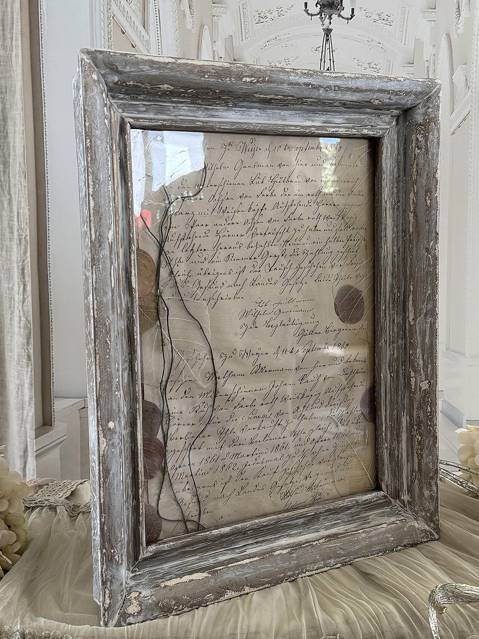 Charakterstarkes, Vintage-Bild – ein Hauch Geschichte in vollendeter Shabby-Ästhetik***