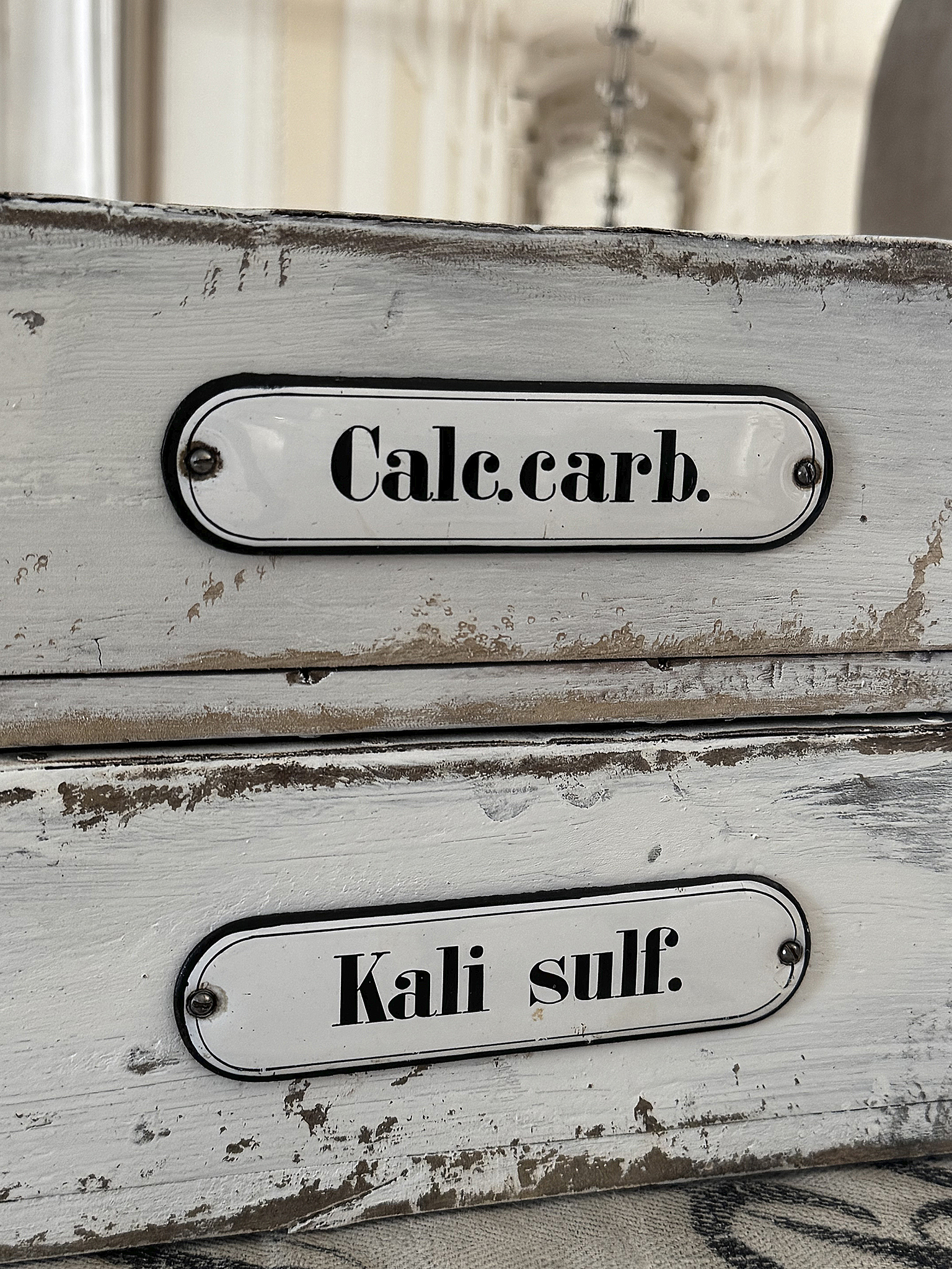 Antikes Apothekerkisten-Duo mit Geschichte***