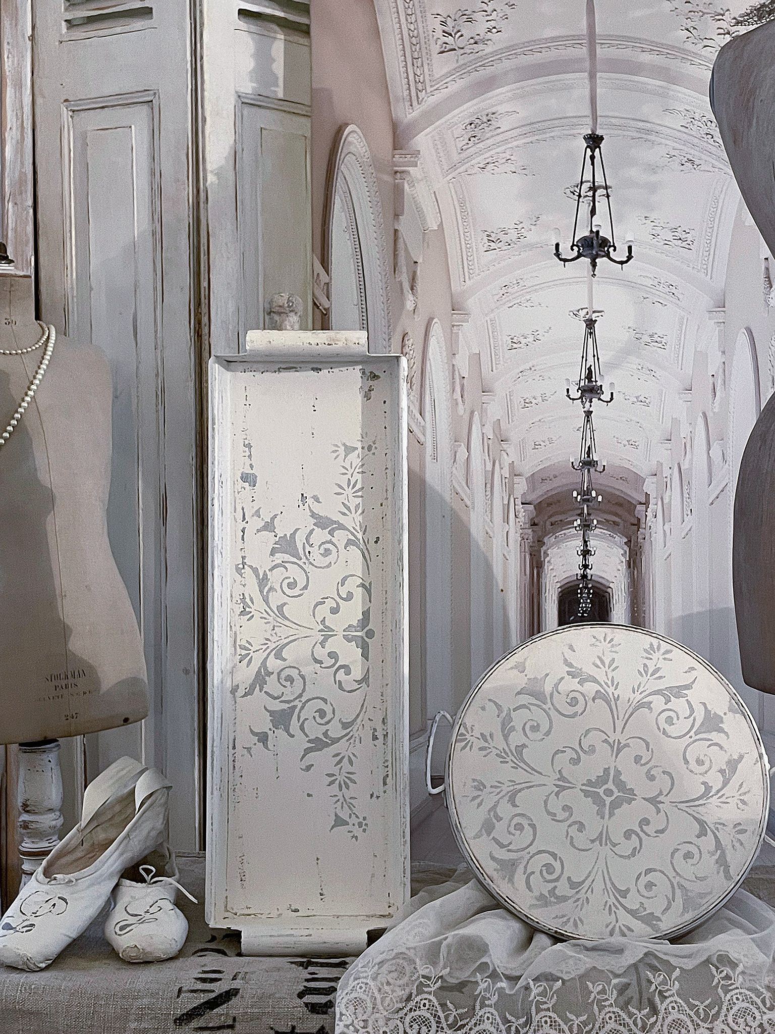 Duo alte Shabby-Platte/Schale*** Duo alte Shabby-Platte/Schale***