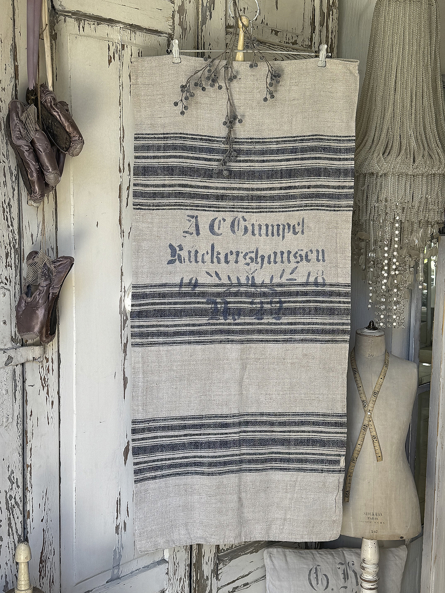 Alter Leinensack mit Originaldruck 1918***
