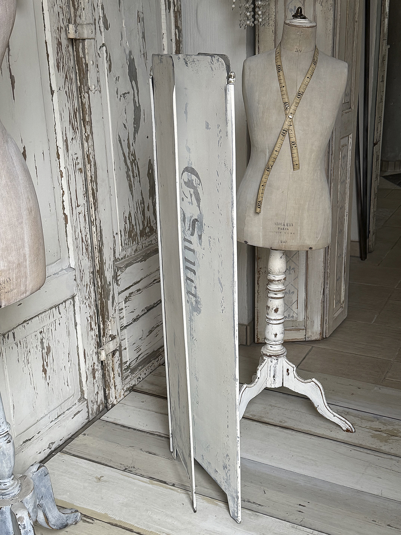 Antiker Kaminschutz-Paravent***