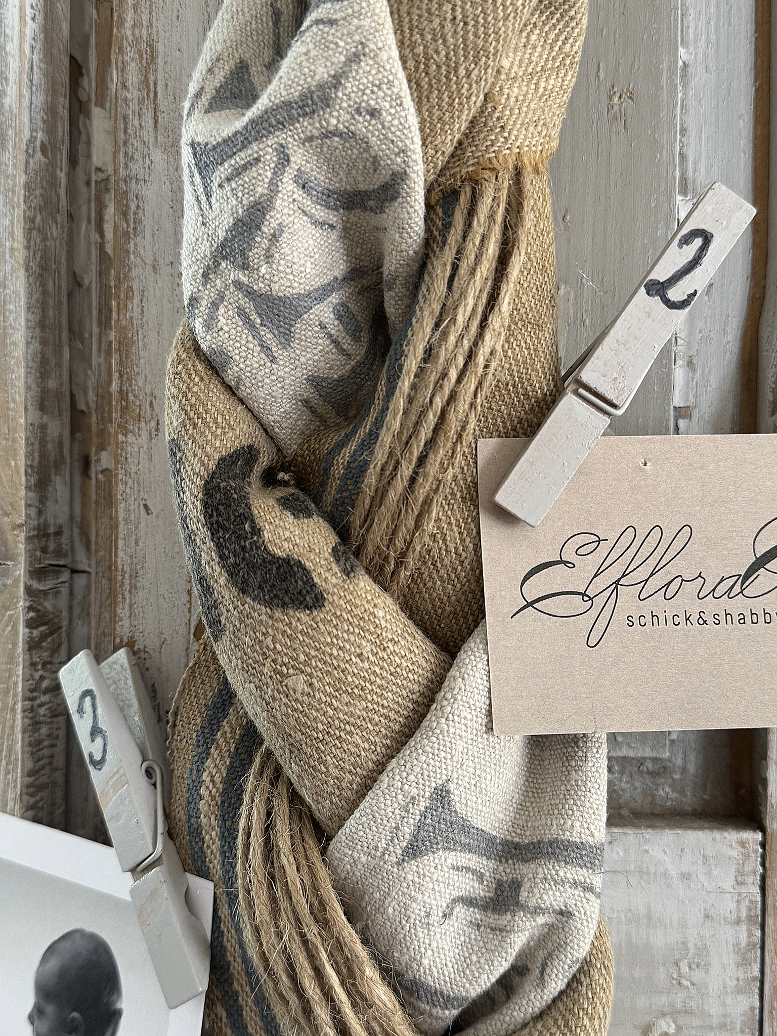 Mehlsackzopf/Memoboard-Brocante1***
