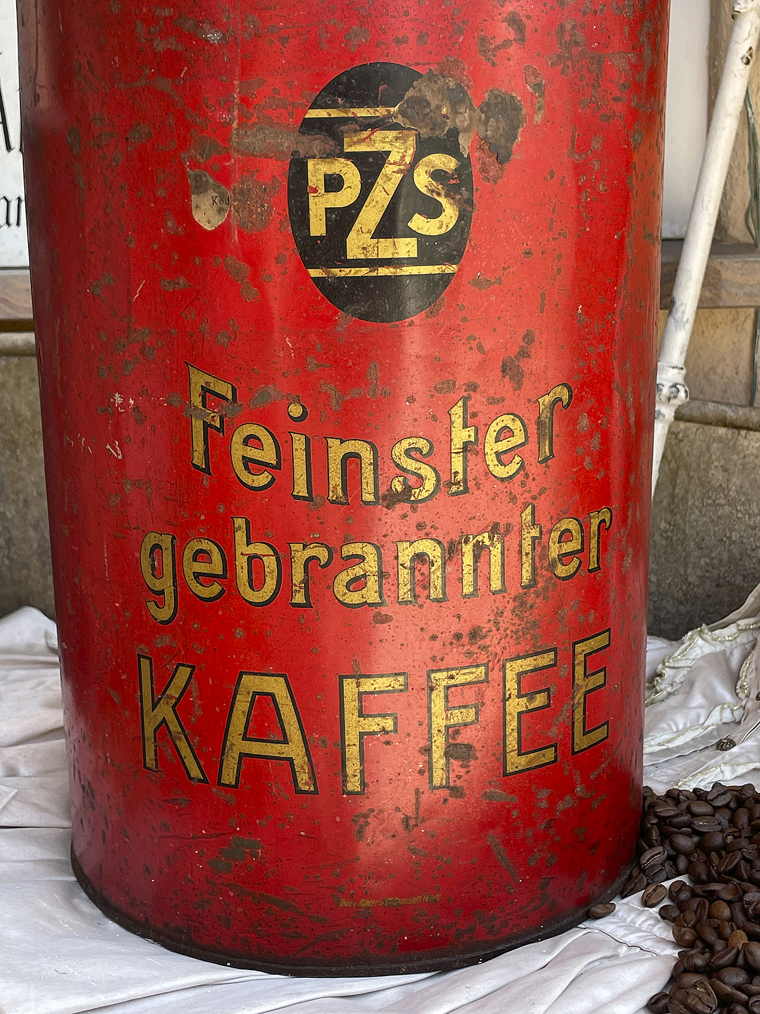 Brocante Große Kaffee-Dose*** Brocante Große Kaffee-Dose***
